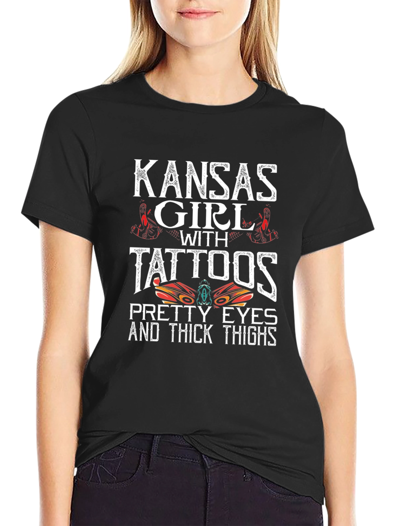 Kansas Girl With Tattoos T-Shirt