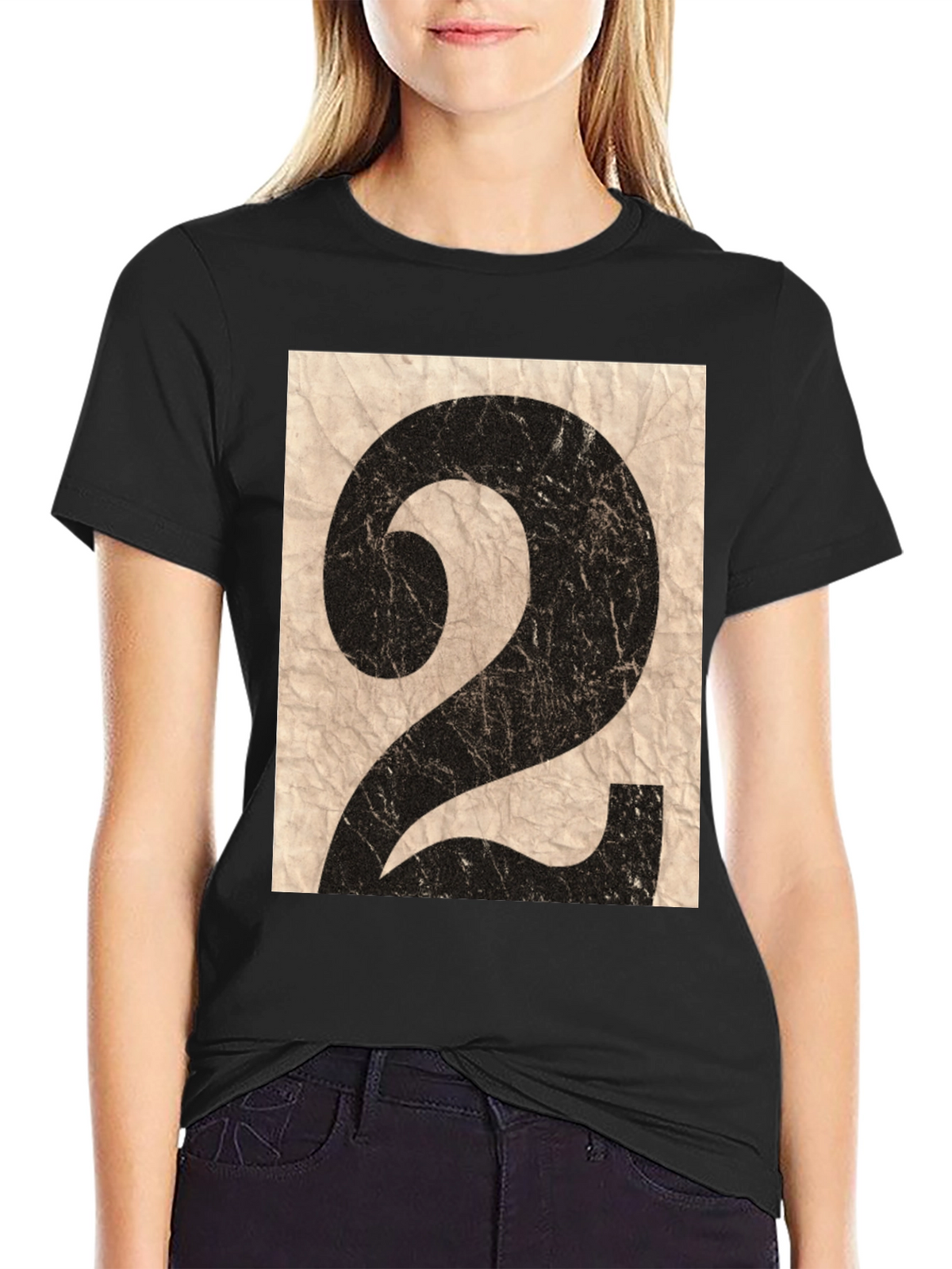 Vintage Number 2 Graphic T-Shirt