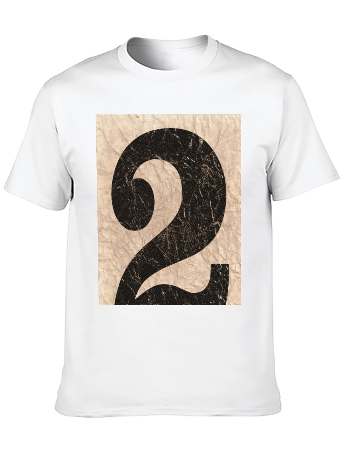 Vintage Number 2 Graphic T-Shirt