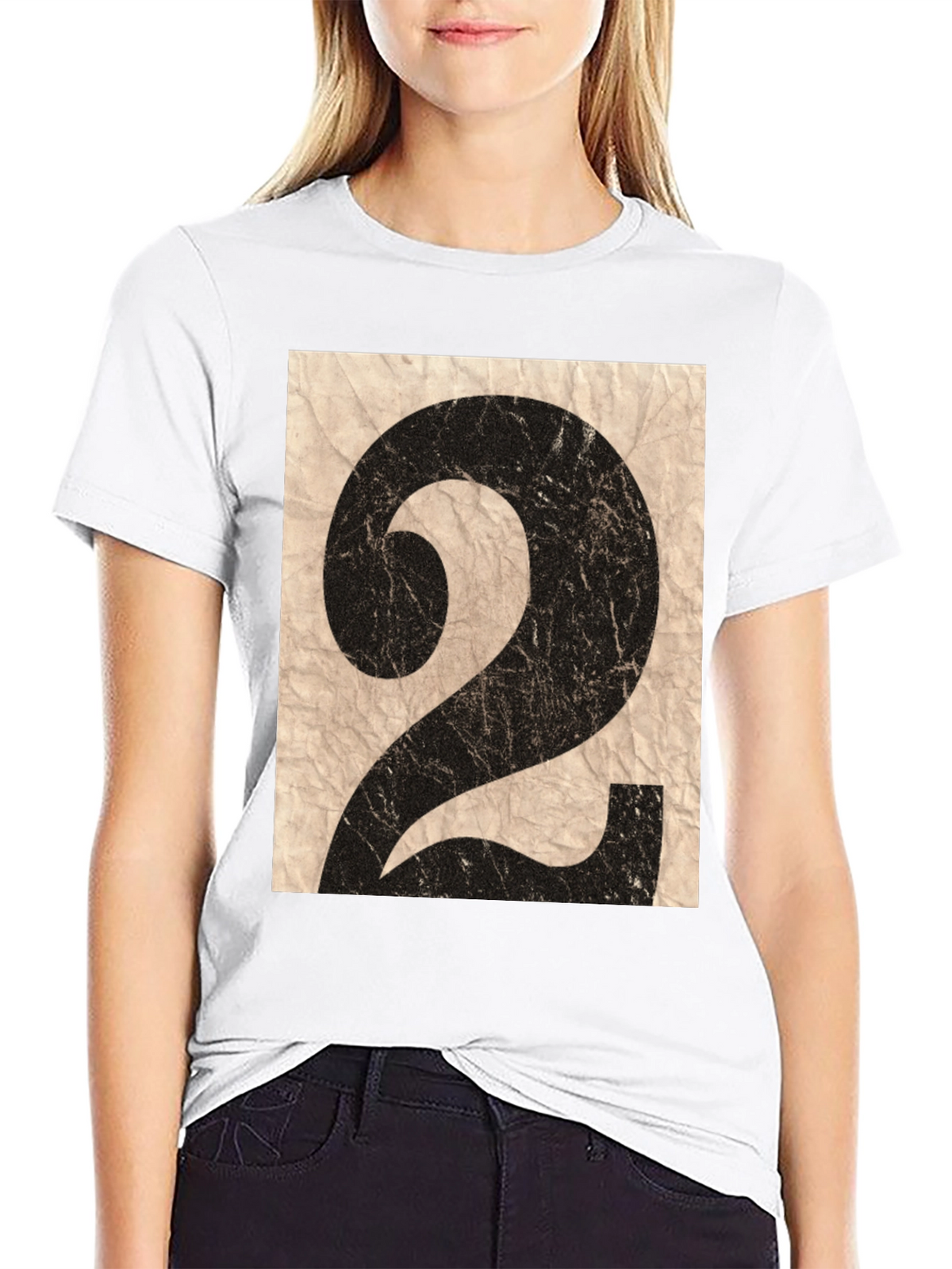 Vintage Number 2 Graphic T-Shirt