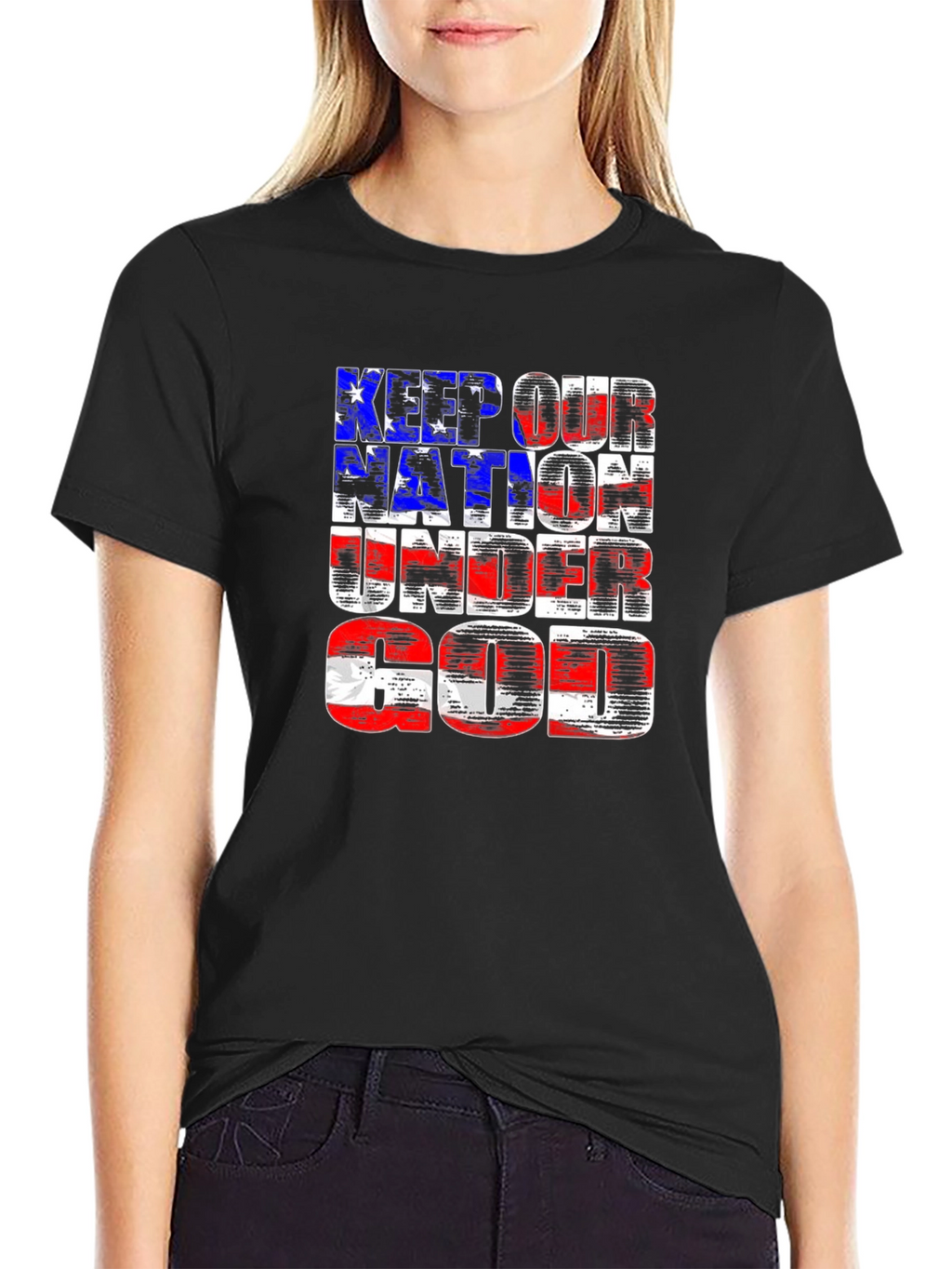 Keep Our Nation Under God Patriotic T-Shirt