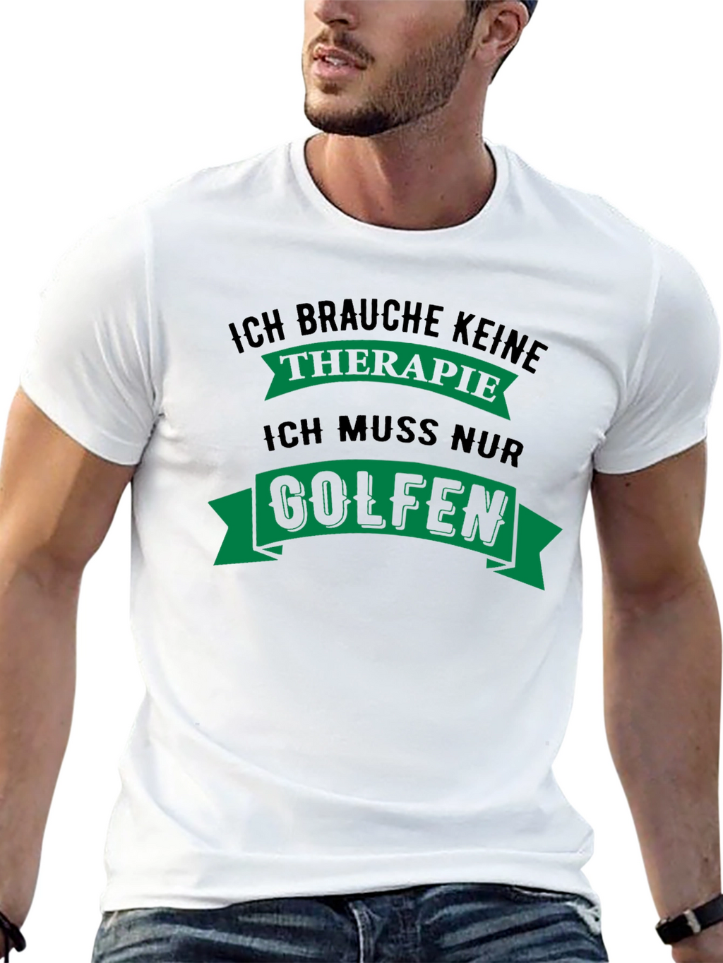 Golf Therapy T-Shirt - Fun Golfer Tee