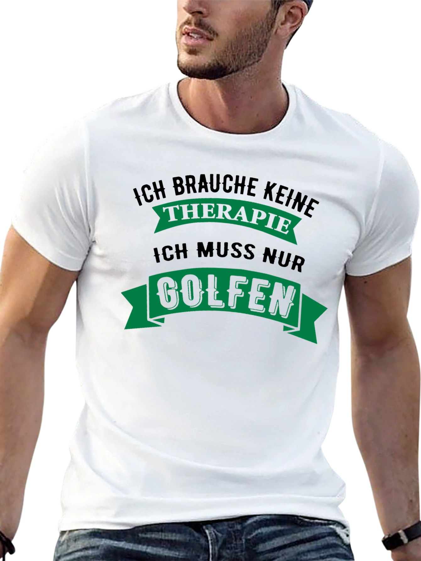 Golf Therapy T-Shirt - Fun Golfer Tee