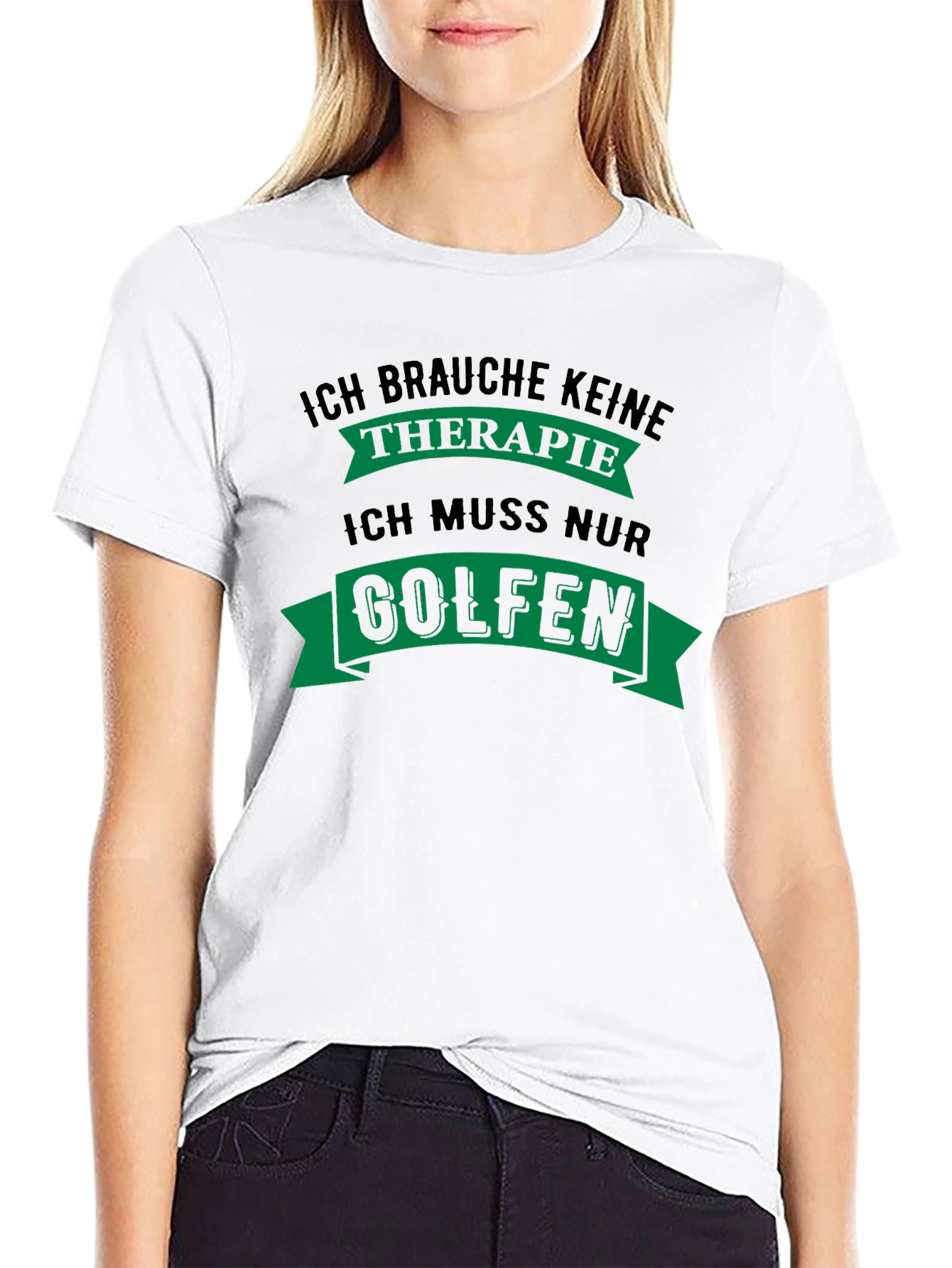 Golf Therapy T-Shirt - Fun Golfer Tee