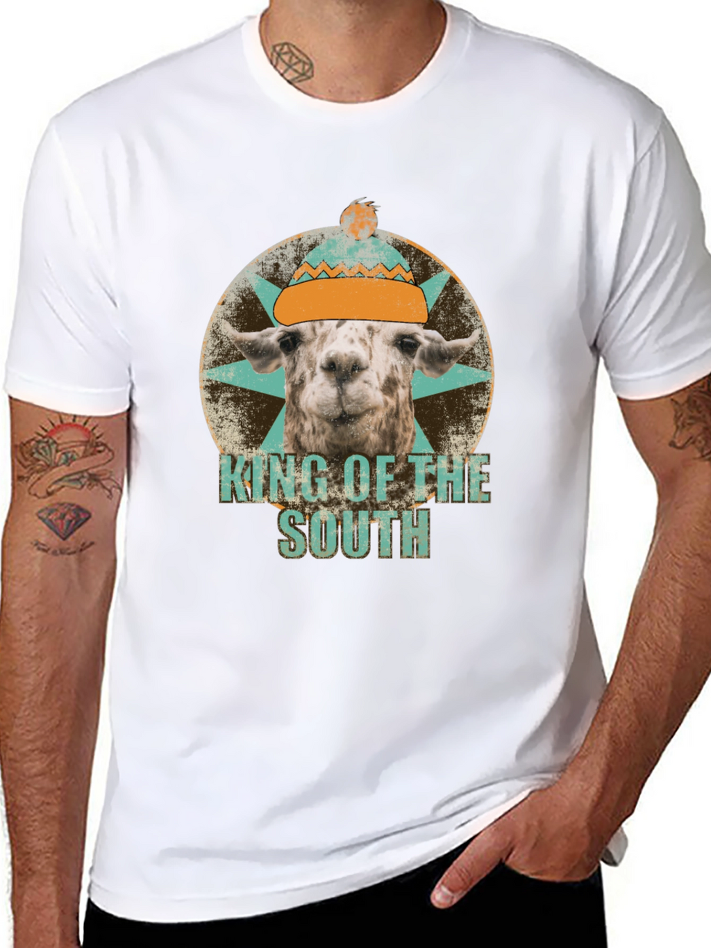 King of the South Llama Graphic Tee