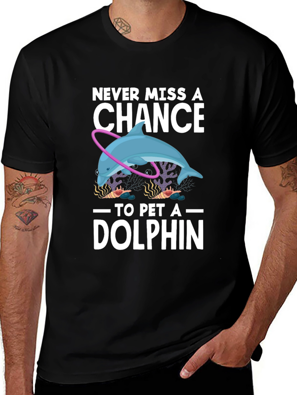 Never Miss A Chance to Pet a Dolphin T-Shirt