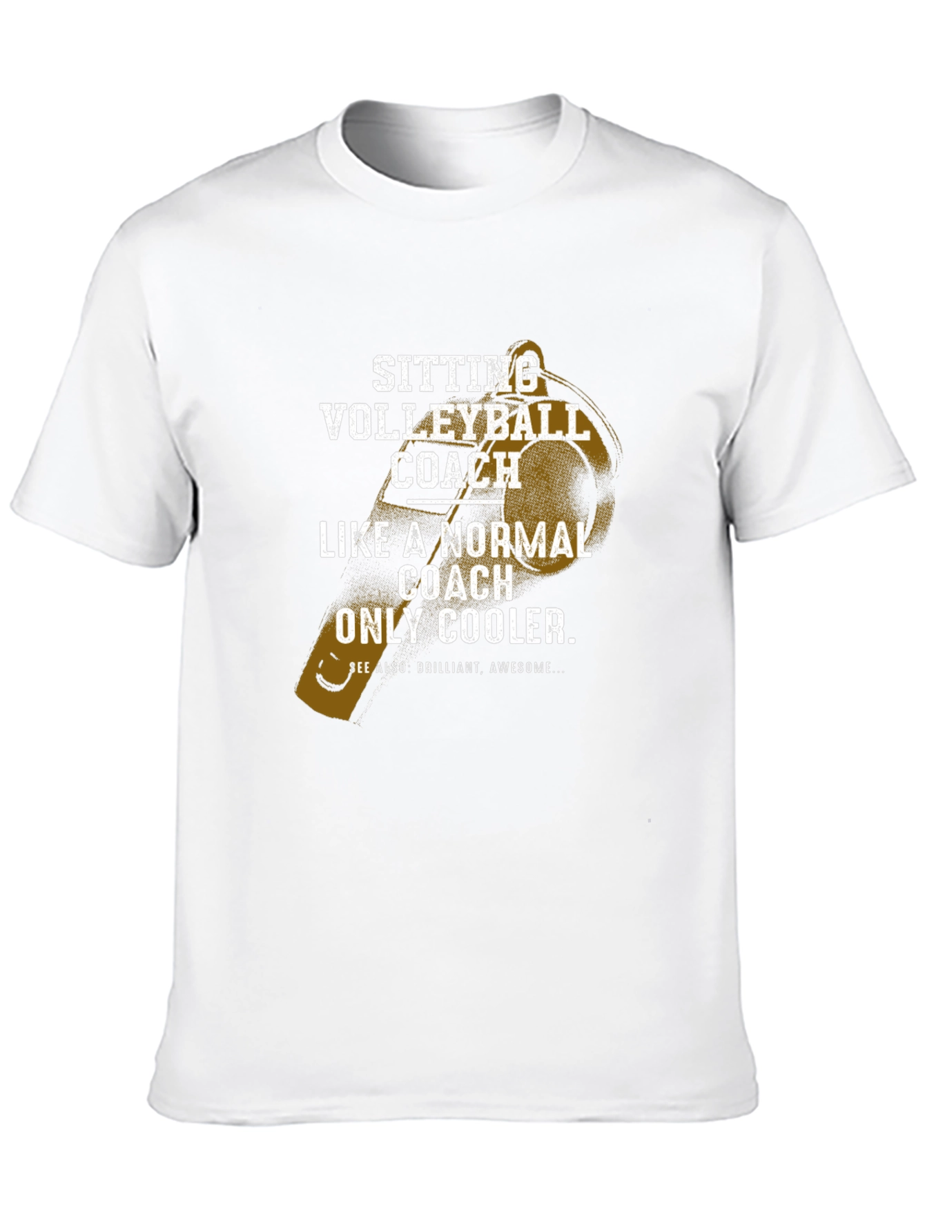Sitting Volleyball Coach T-Shirt