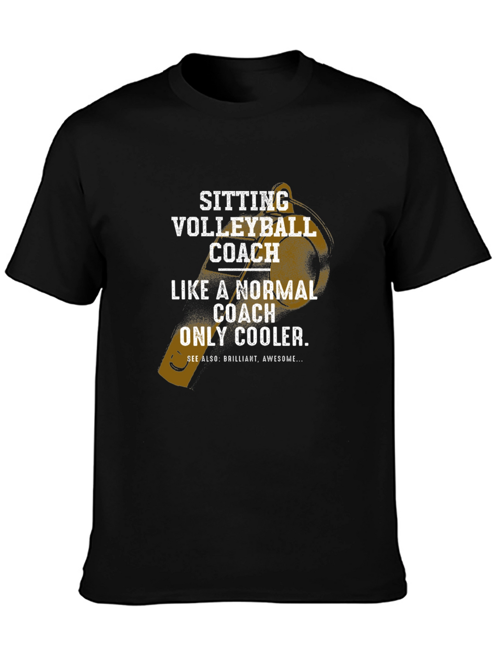 Sitting Volleyball Coach T-Shirt