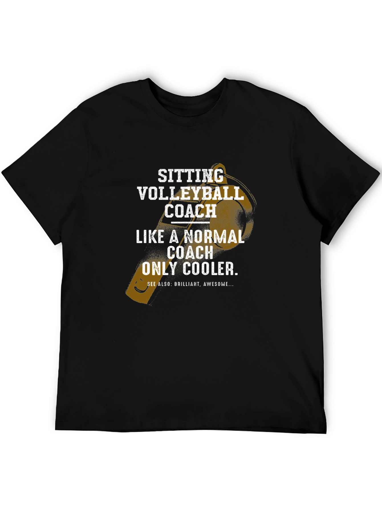 Sitting Volleyball Coach T-Shirt
