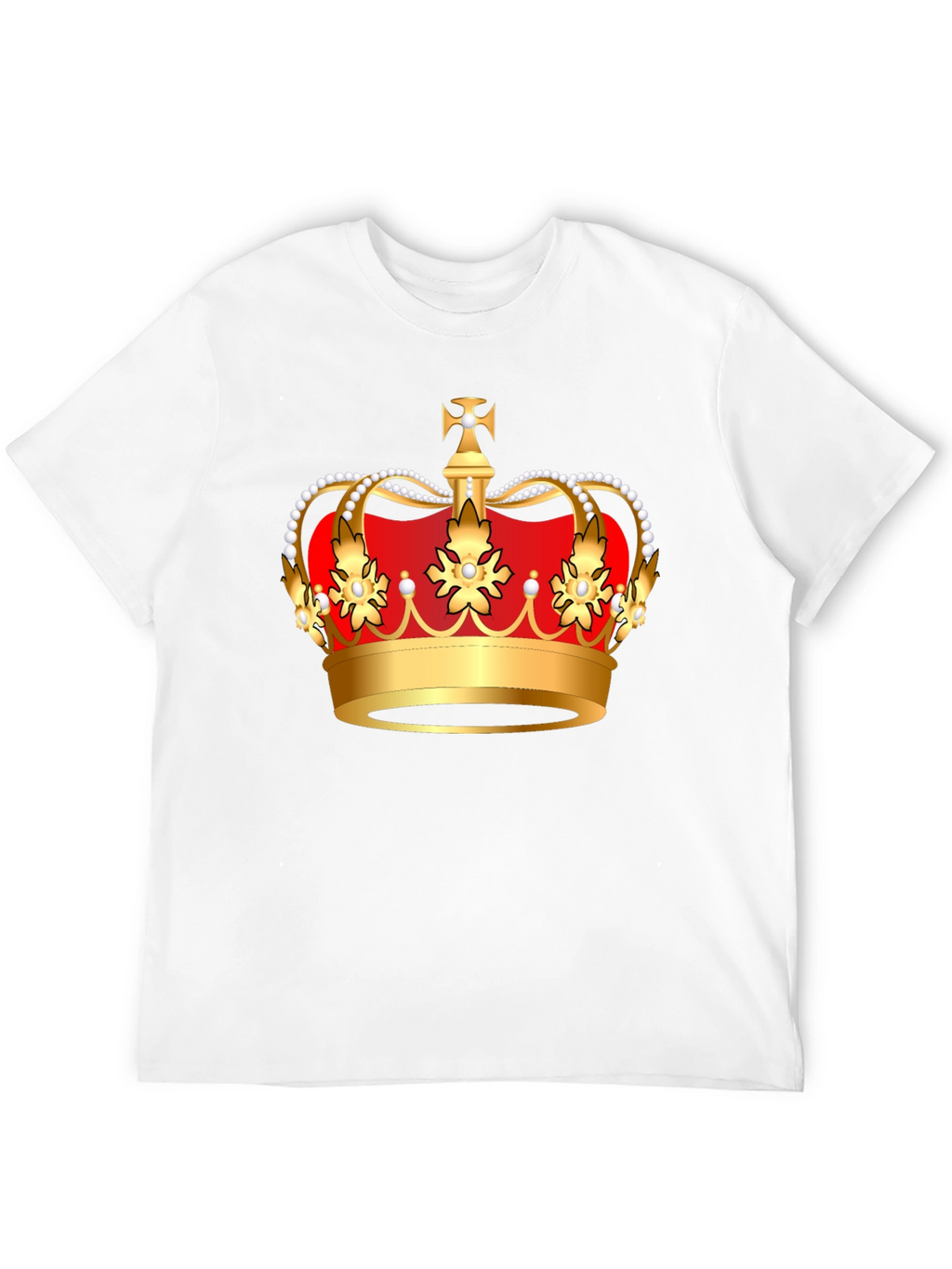 Royal Crown Graphic T-Shirt - Black Cotton Tee