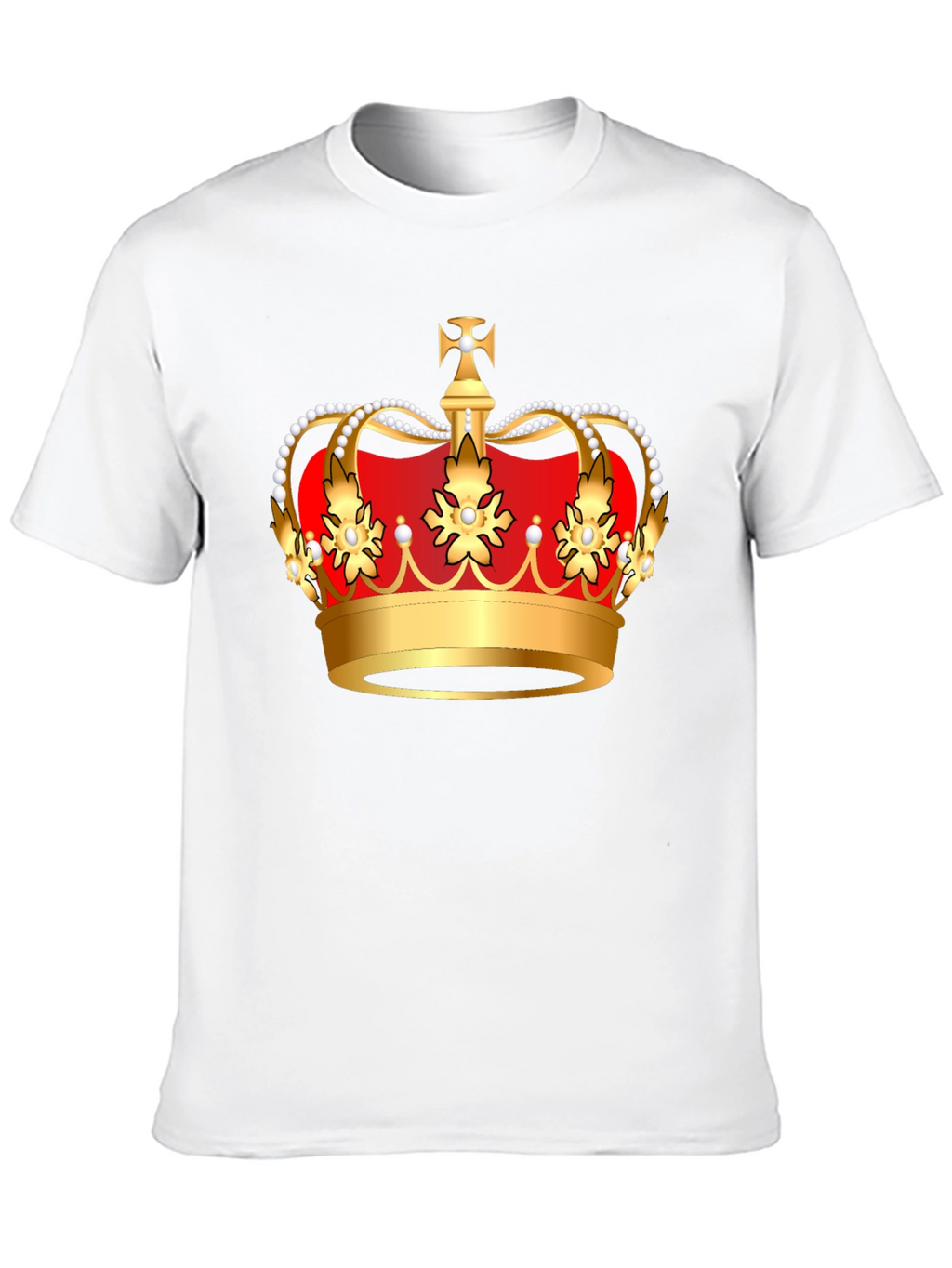 Royal Crown Graphic T-Shirt - Black Cotton Tee
