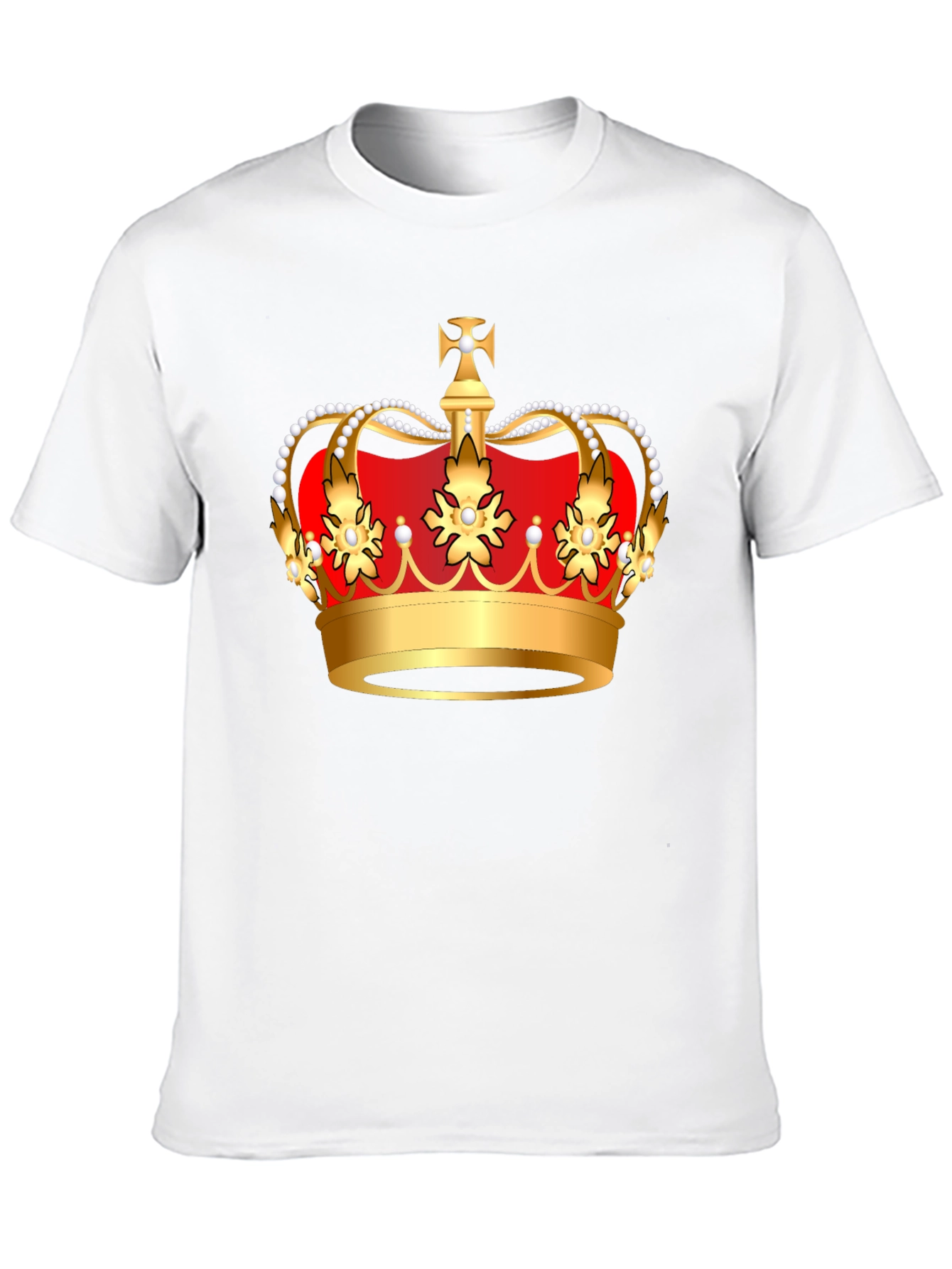 Royal Crown Graphic T-Shirt - Black Cotton Tee