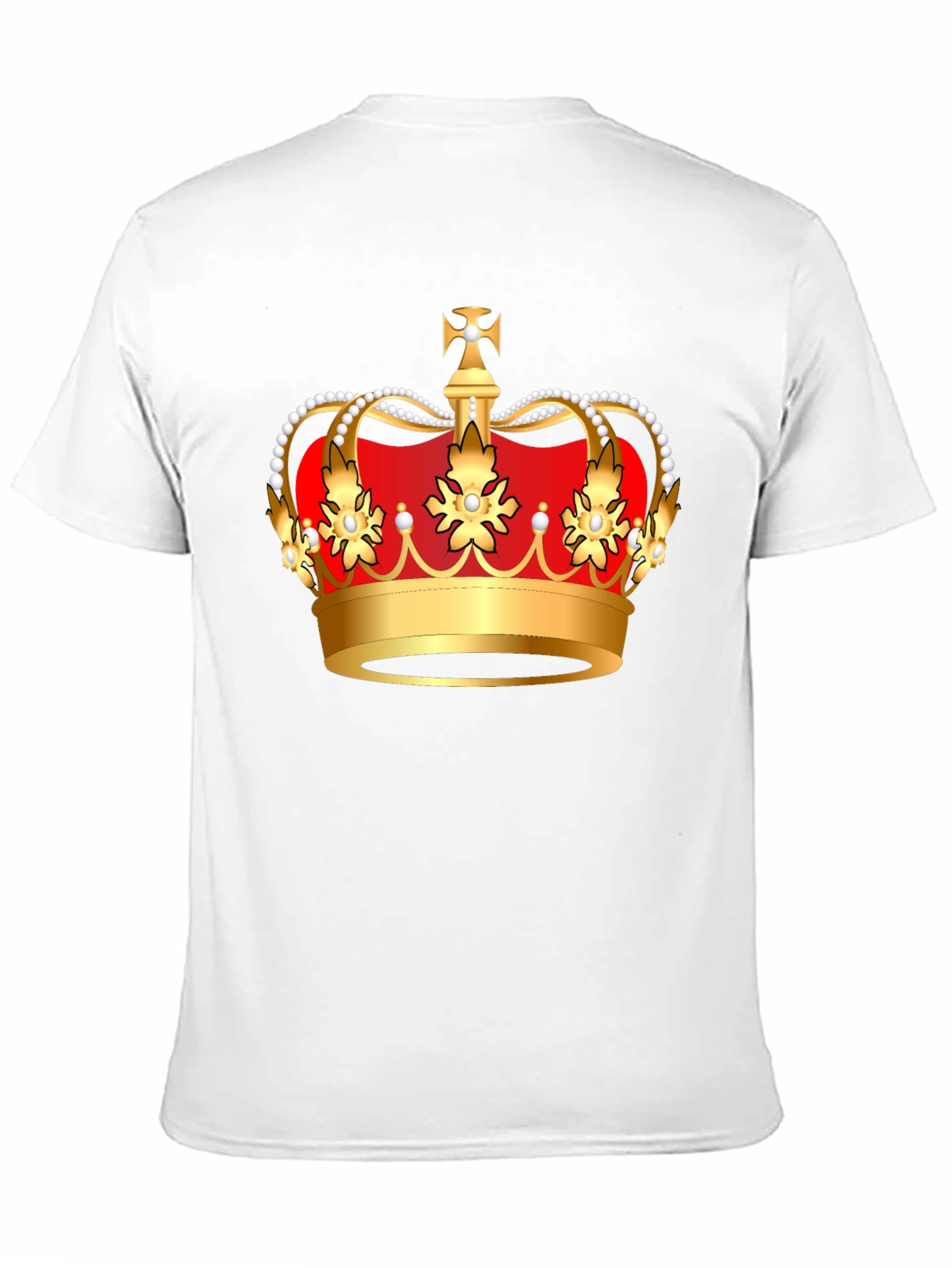 Royal Crown Graphic T-Shirt - Black Cotton Tee