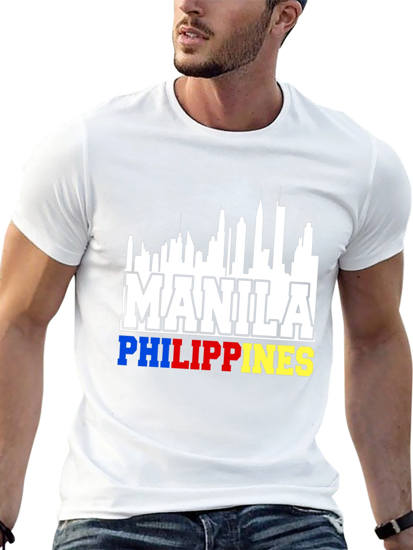 Manila Philippines Skyline T-Shirt