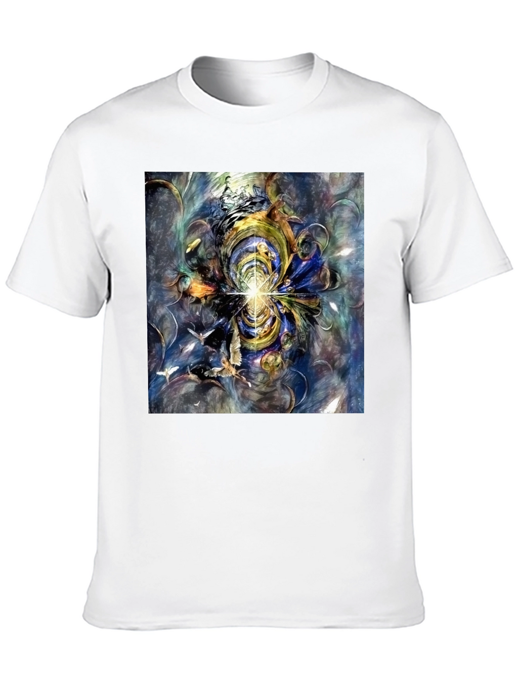 Abstract Art Tee - Black Graphic T-Shirt