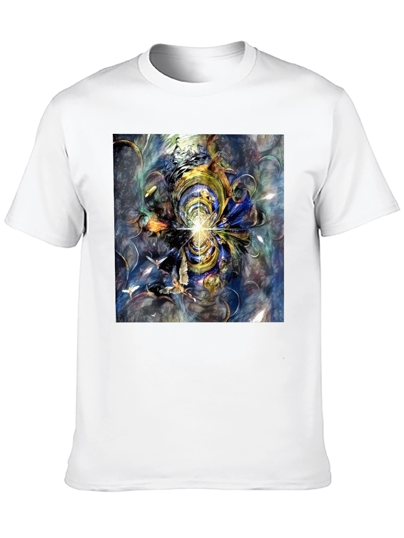 Abstract Art Tee - Black Graphic T-Shirt