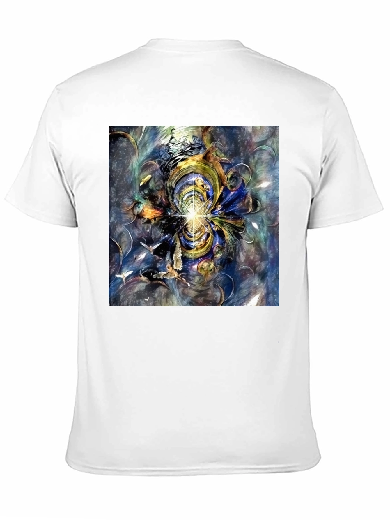 Abstract Art Tee - Black Graphic T-Shirt