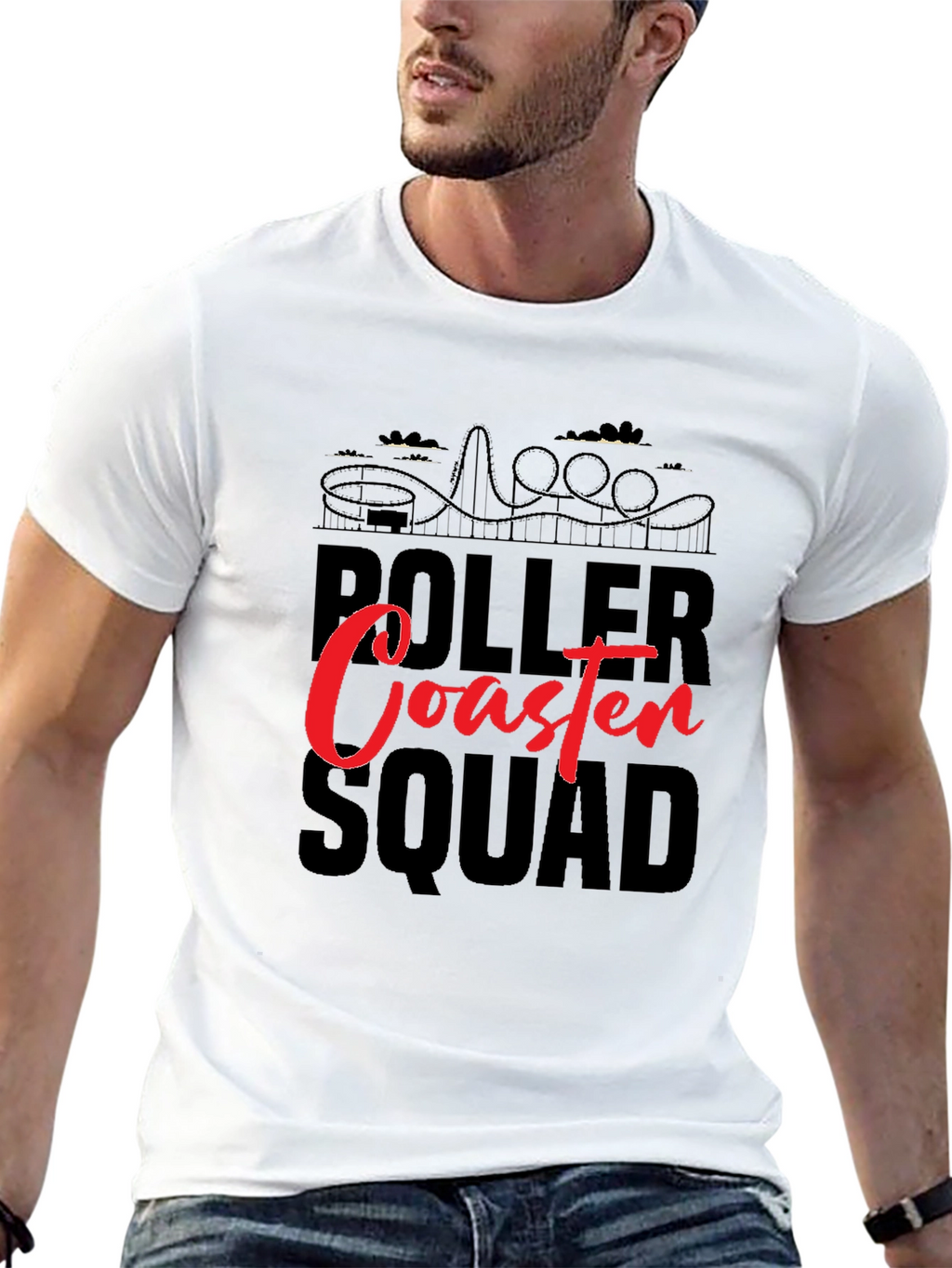 Roller Coaster Squad Graphic Tee