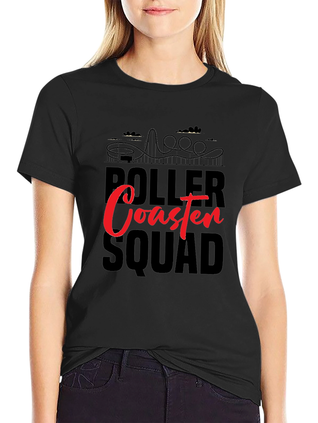 Roller Coaster Squad Graphic Tee