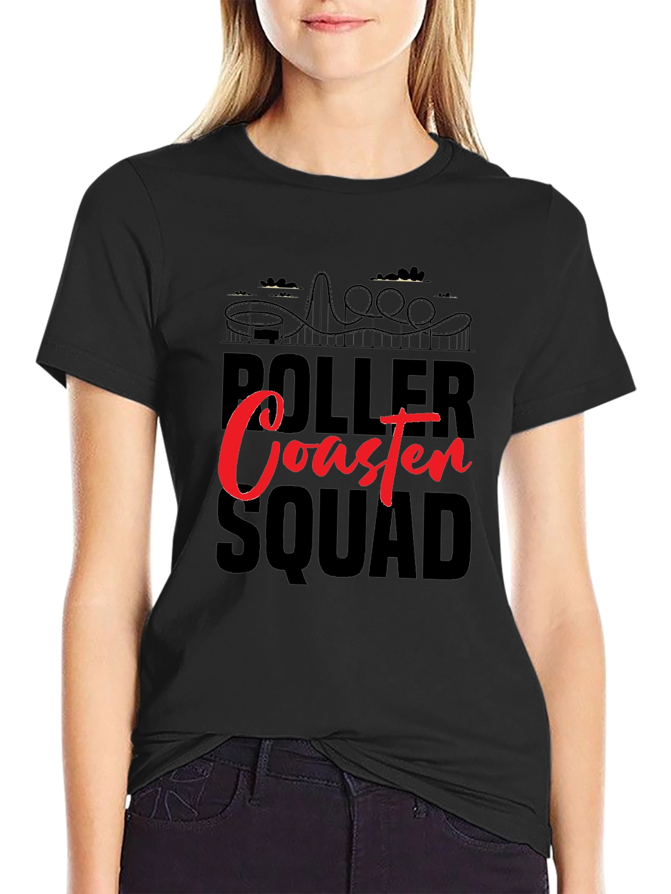 Roller Coaster Squad Graphic Tee