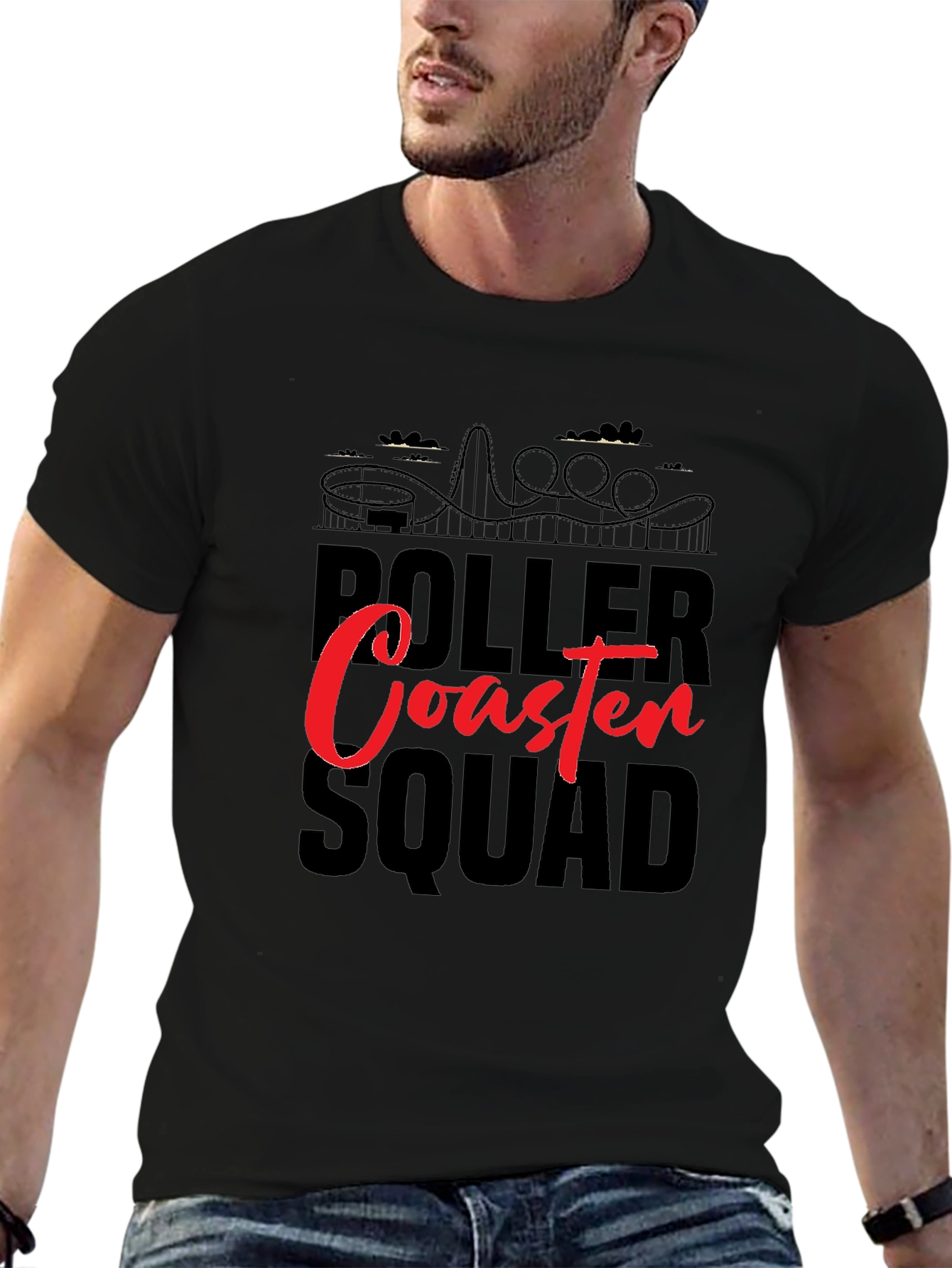 Roller Coaster Squad Graphic Tee