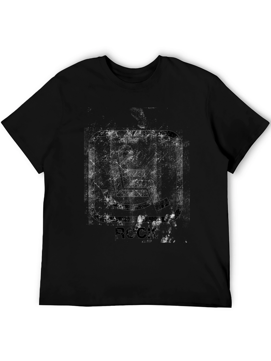 Rock n Roll Wheelchair T-Shirt - Distressed Graphic