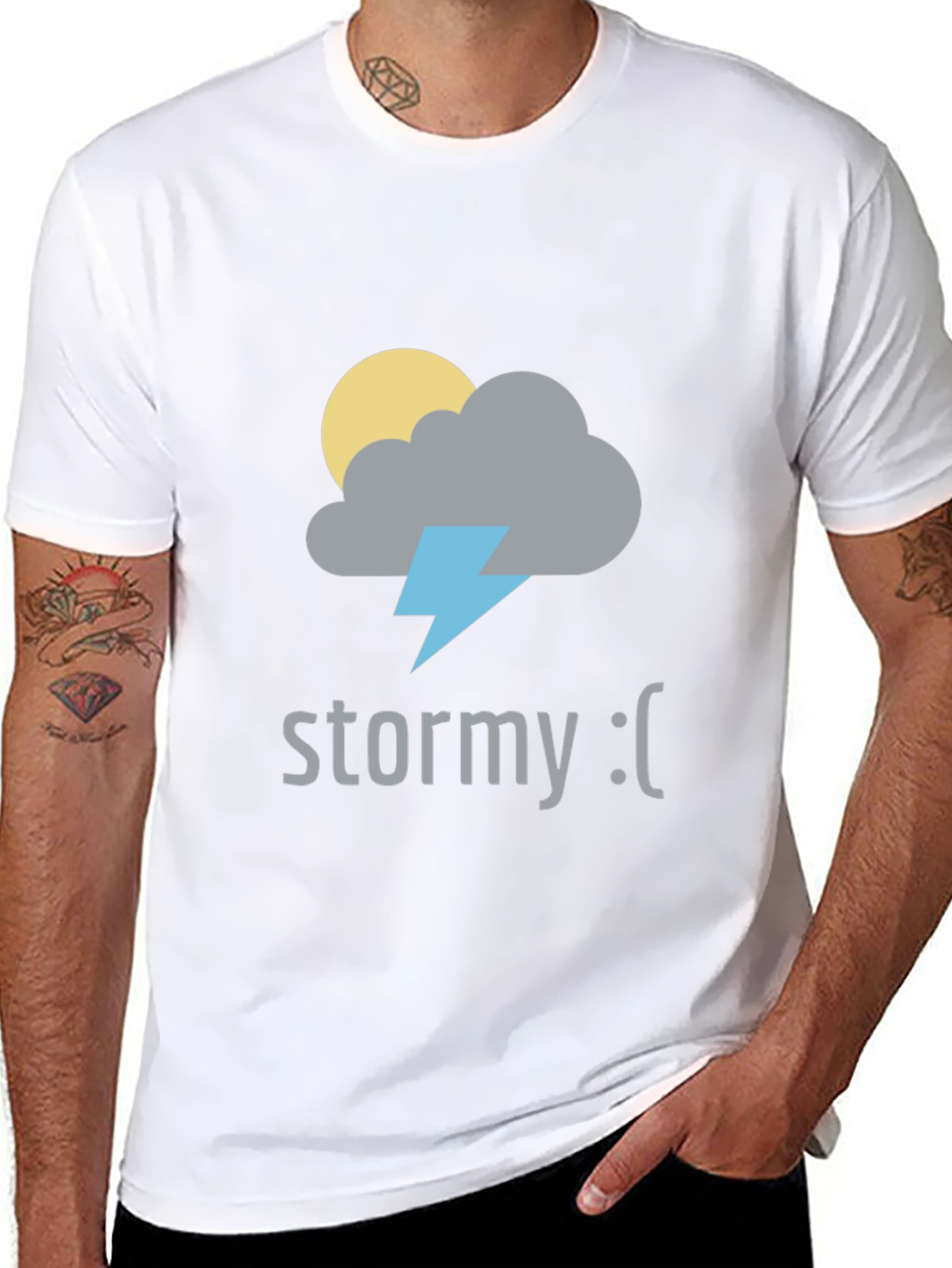 Stormy Day Graphic T-Shirt