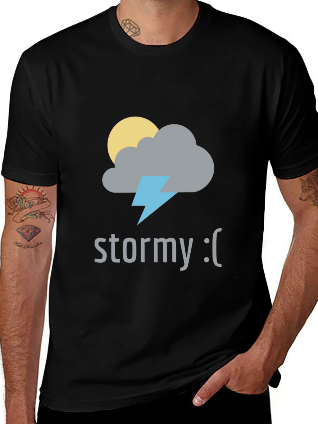 Stormy Day Graphic T-Shirt