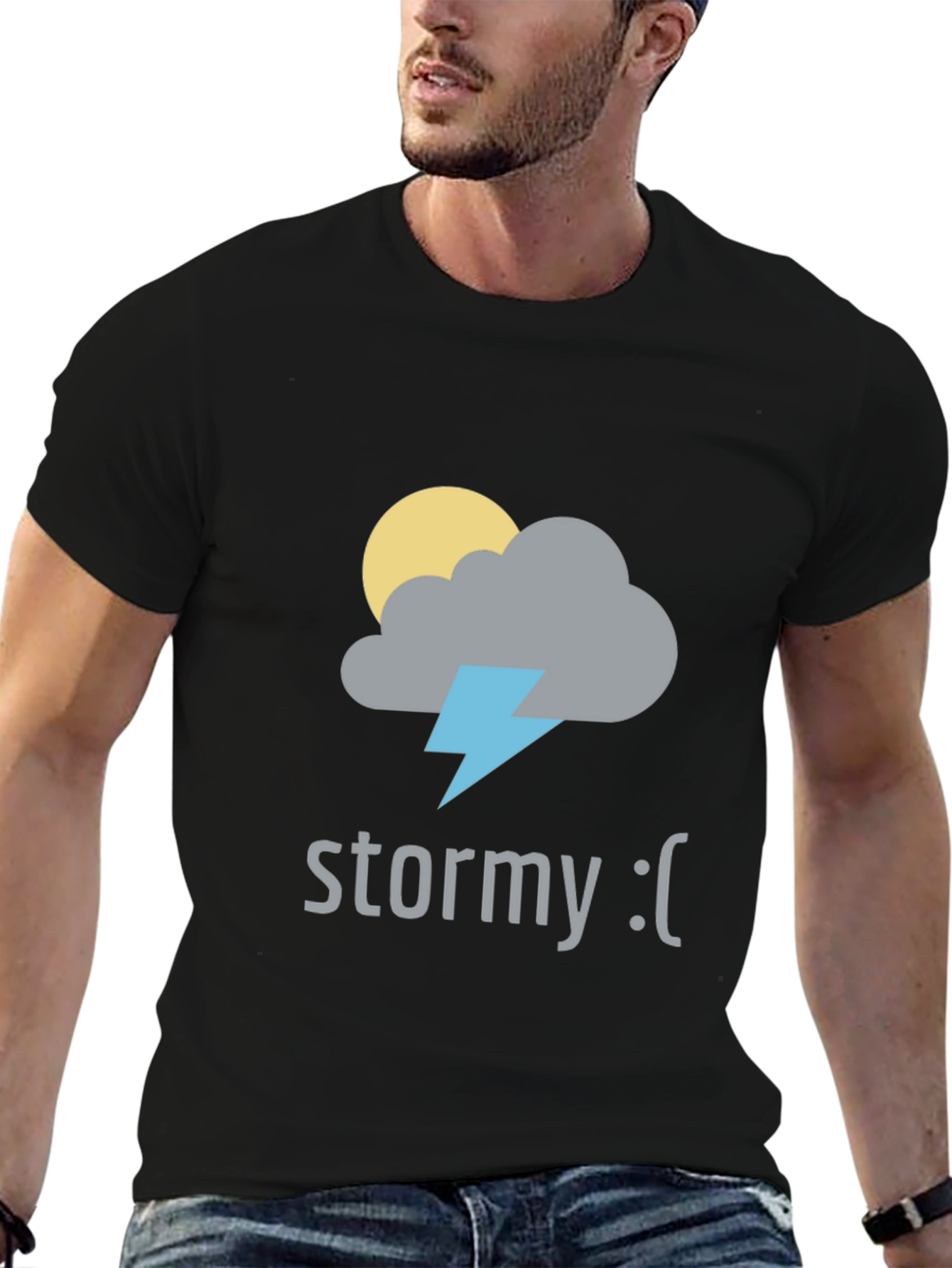 Stormy Day Graphic T-Shirt