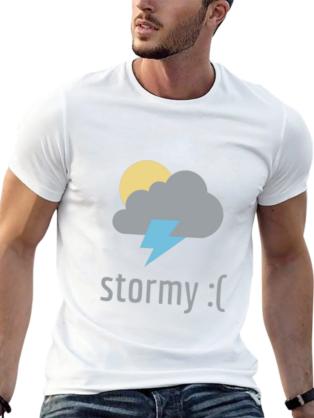 Stormy Day Graphic T-Shirt