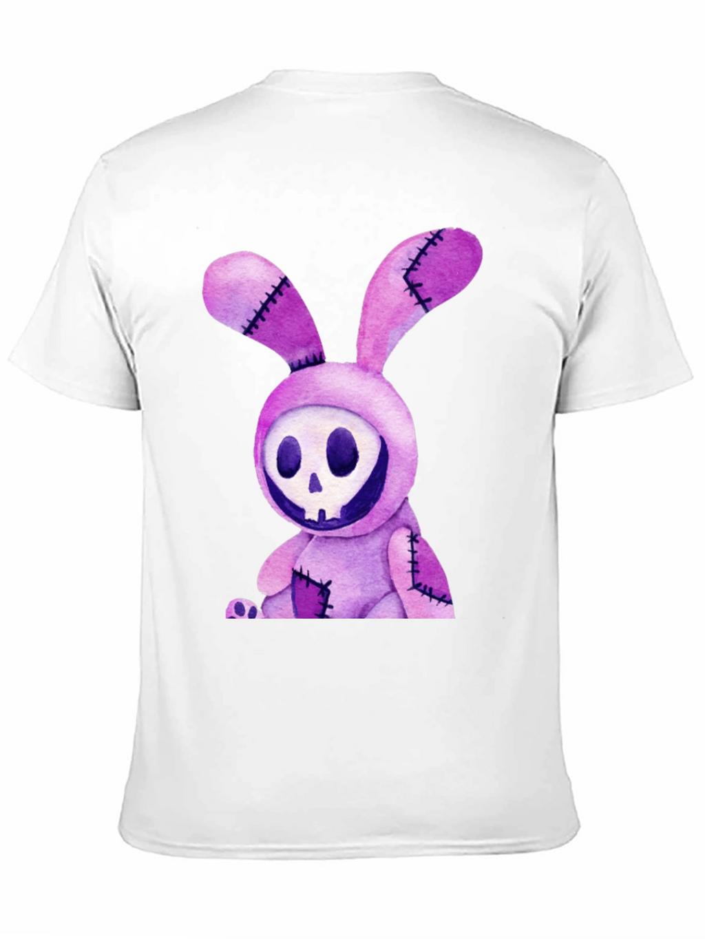 Creepy Bunny Skull Graphic Tee