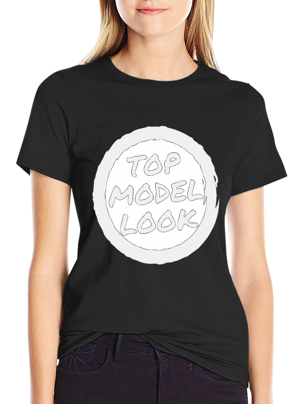 Top Model Look Graphic T-Shirt