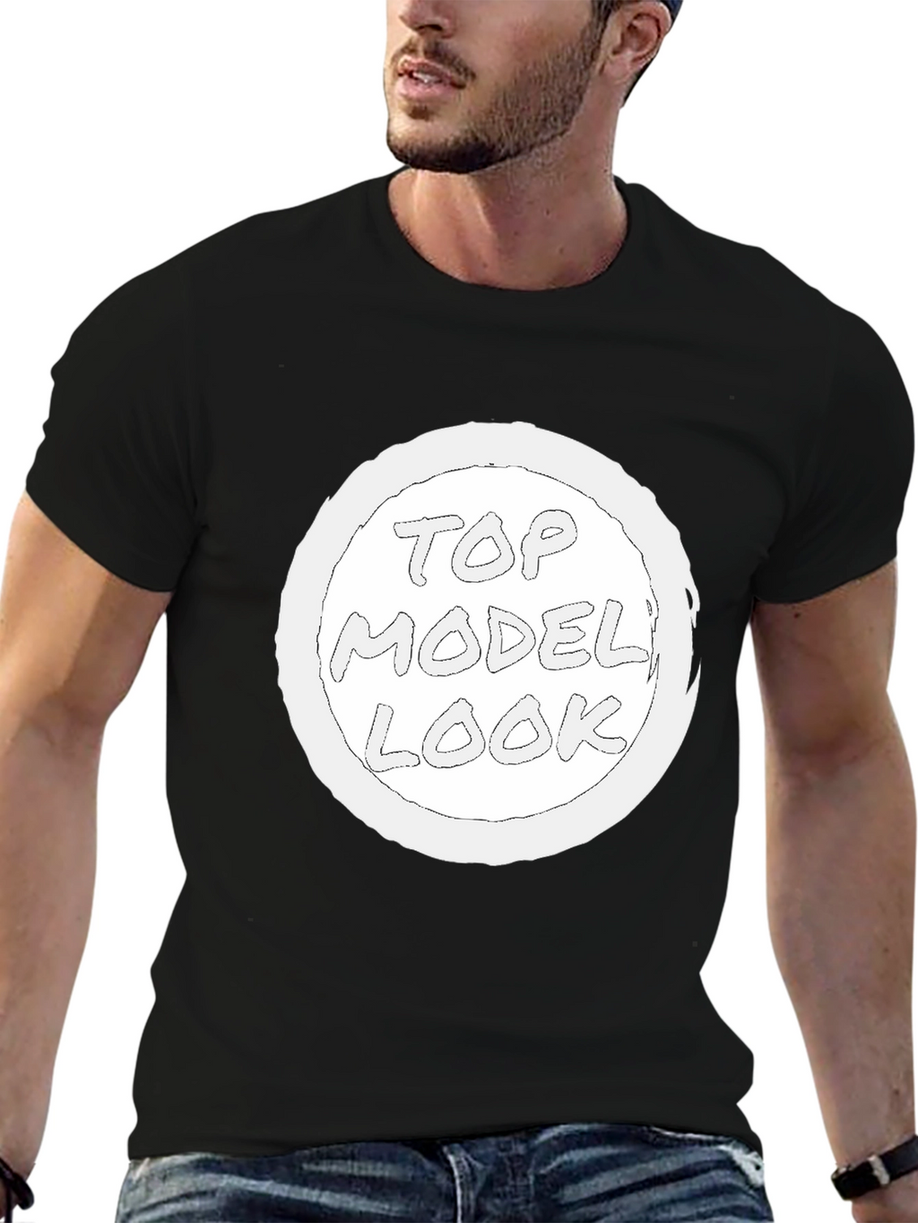 Top Model Look Graphic T-Shirt