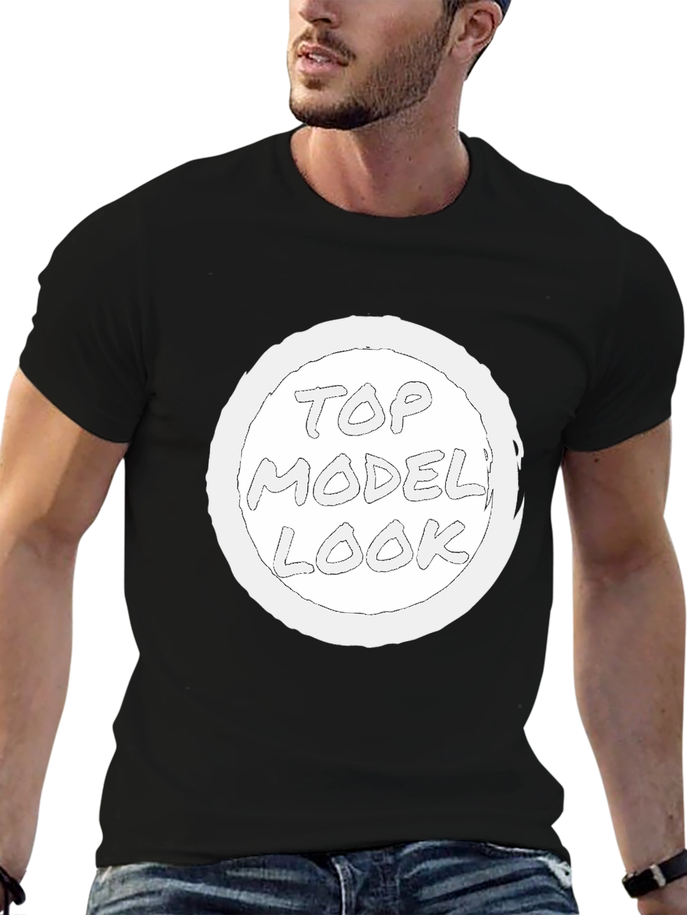 Top Model Look Graphic T-Shirt