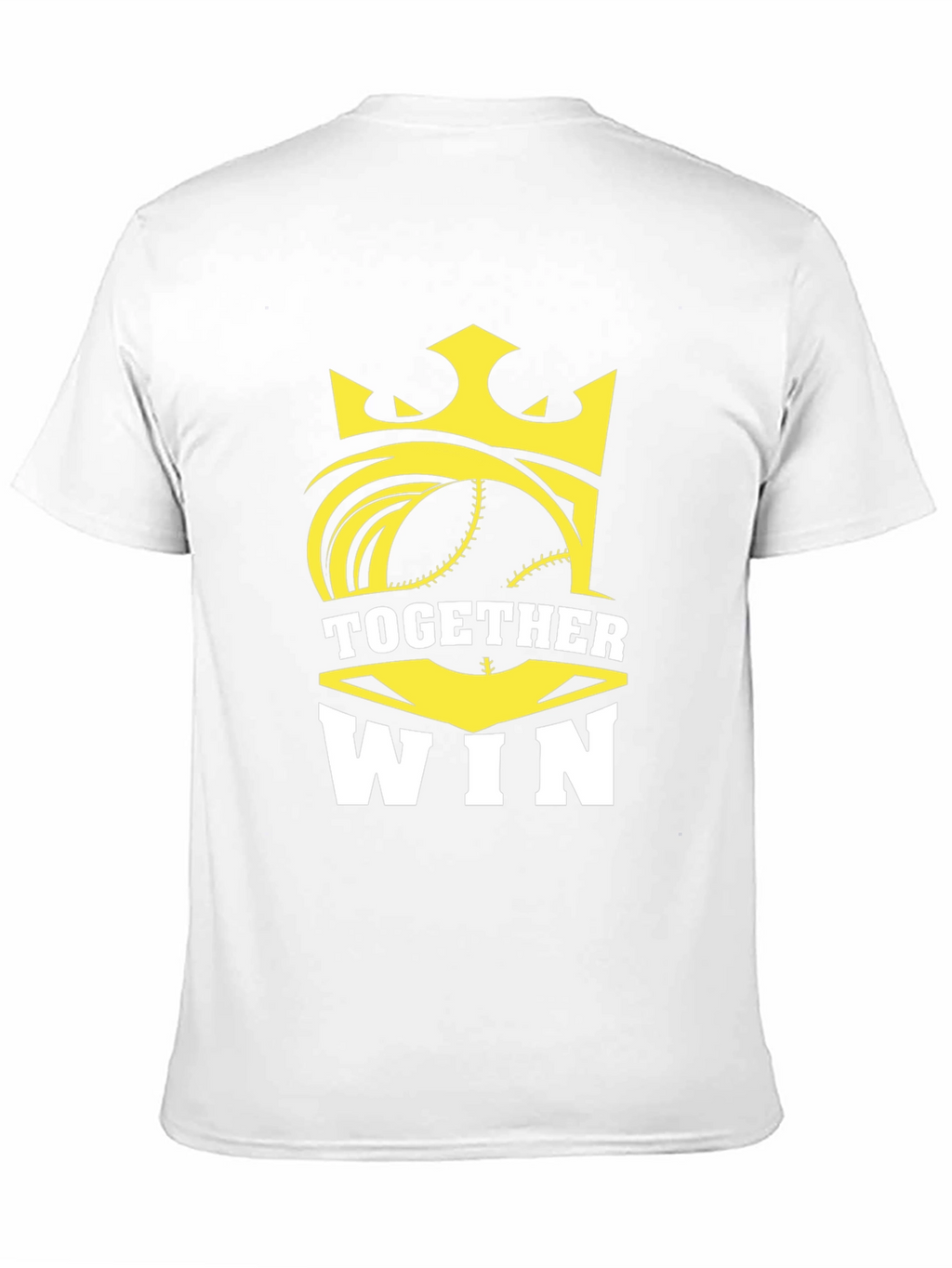 Together Win Graphic Tee - Baseball Crown Design