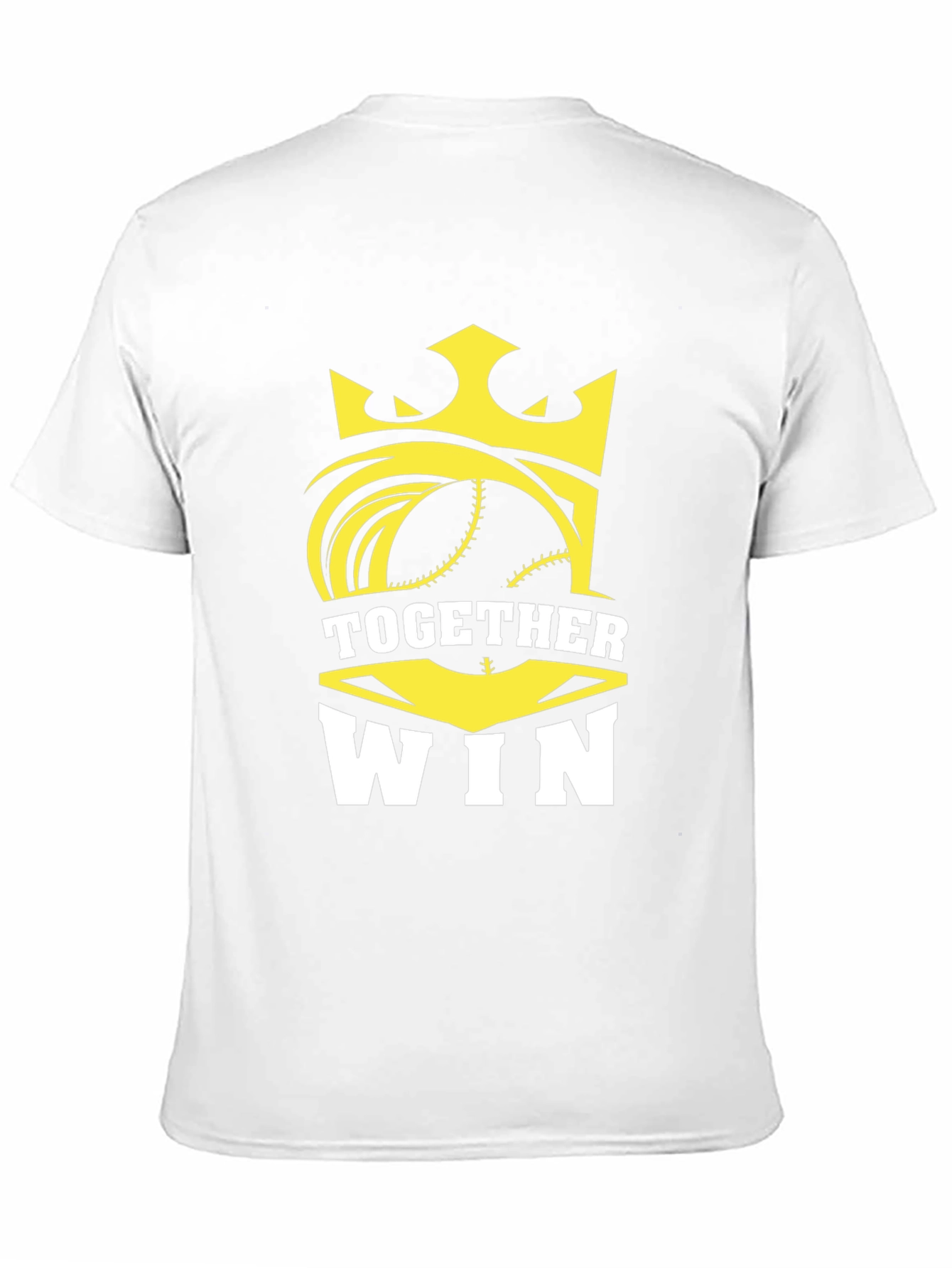Together Win Graphic Tee - Baseball Crown Design