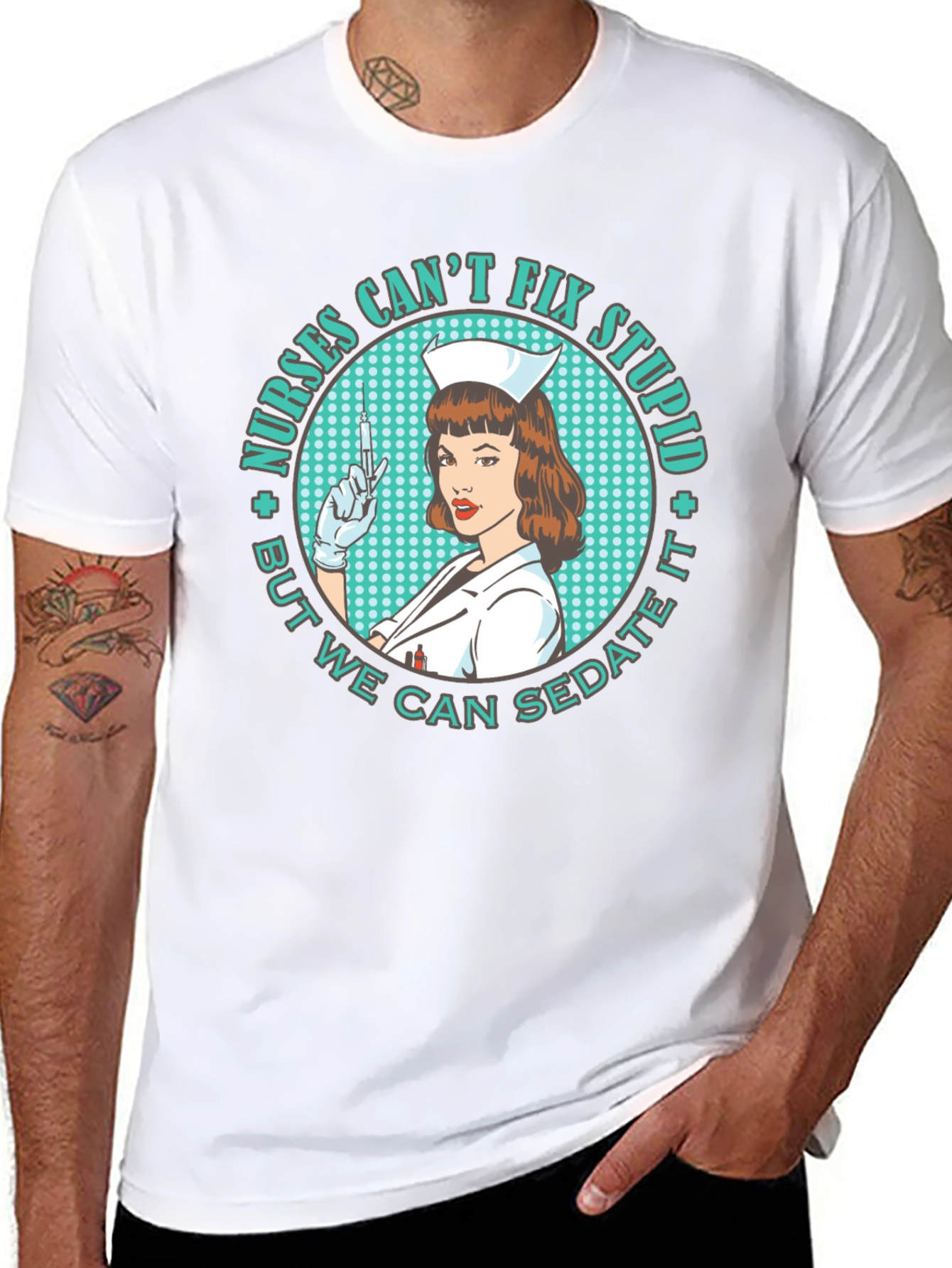 Nurses Cant Fix Stupid T-Shirt