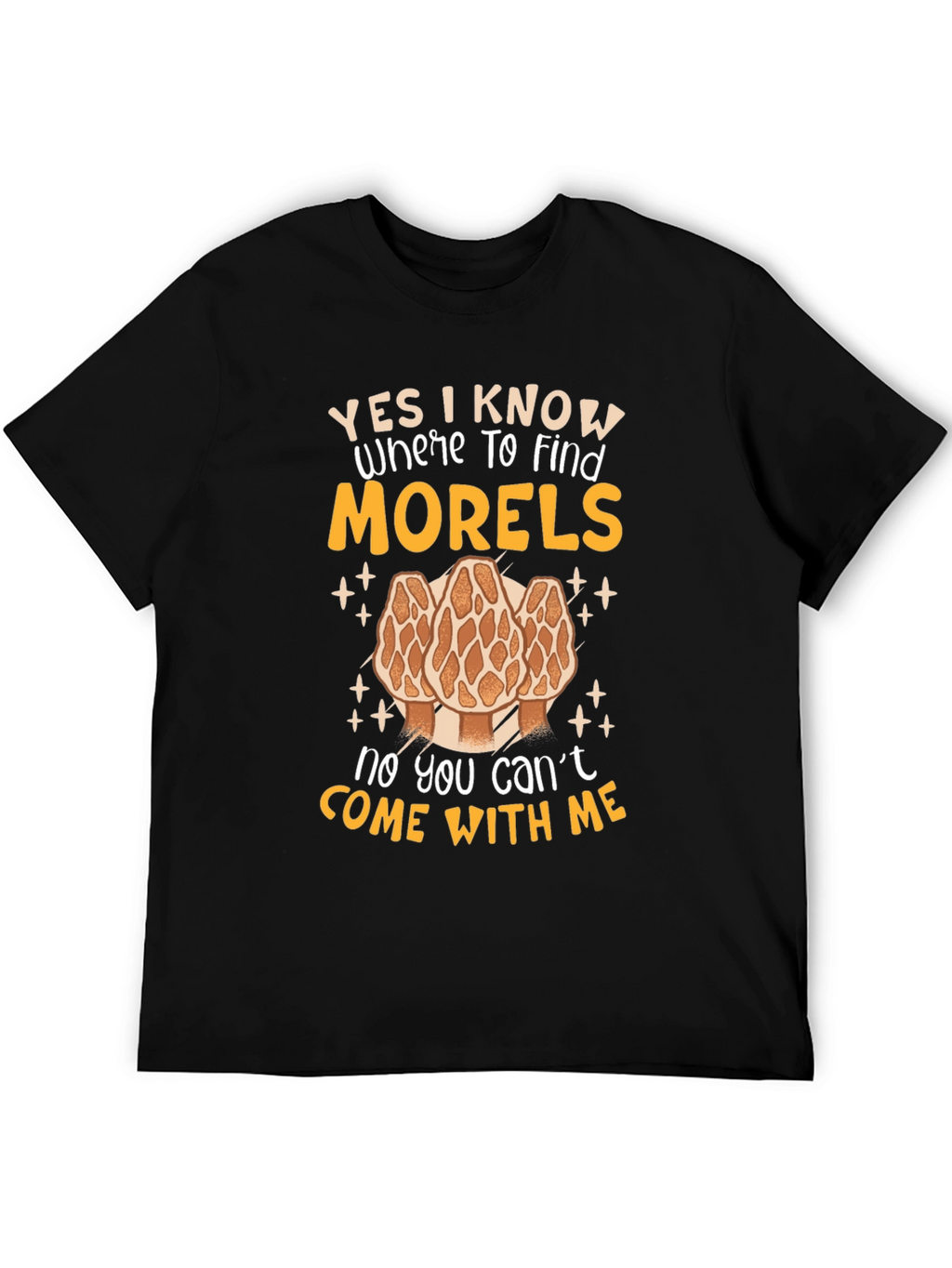 Morel Mushroom Hunting T-Shirt - Funny Graphic Tee