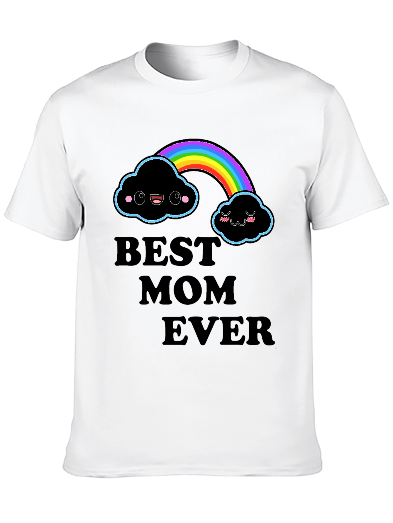 Best Mom Ever Rainbow Cloud T-Shirt