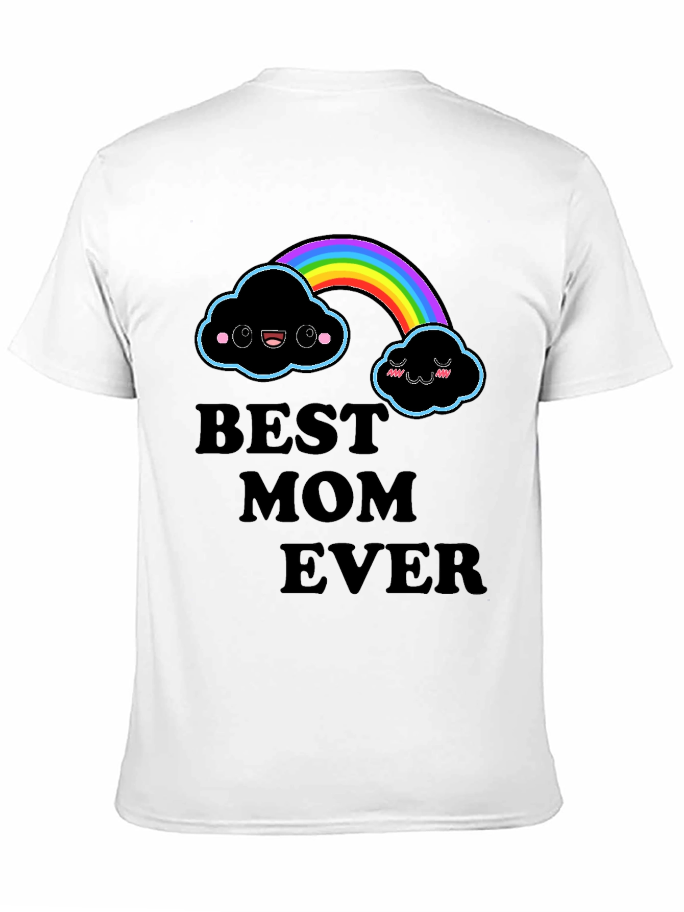 Best Mom Ever Rainbow Cloud T-Shirt