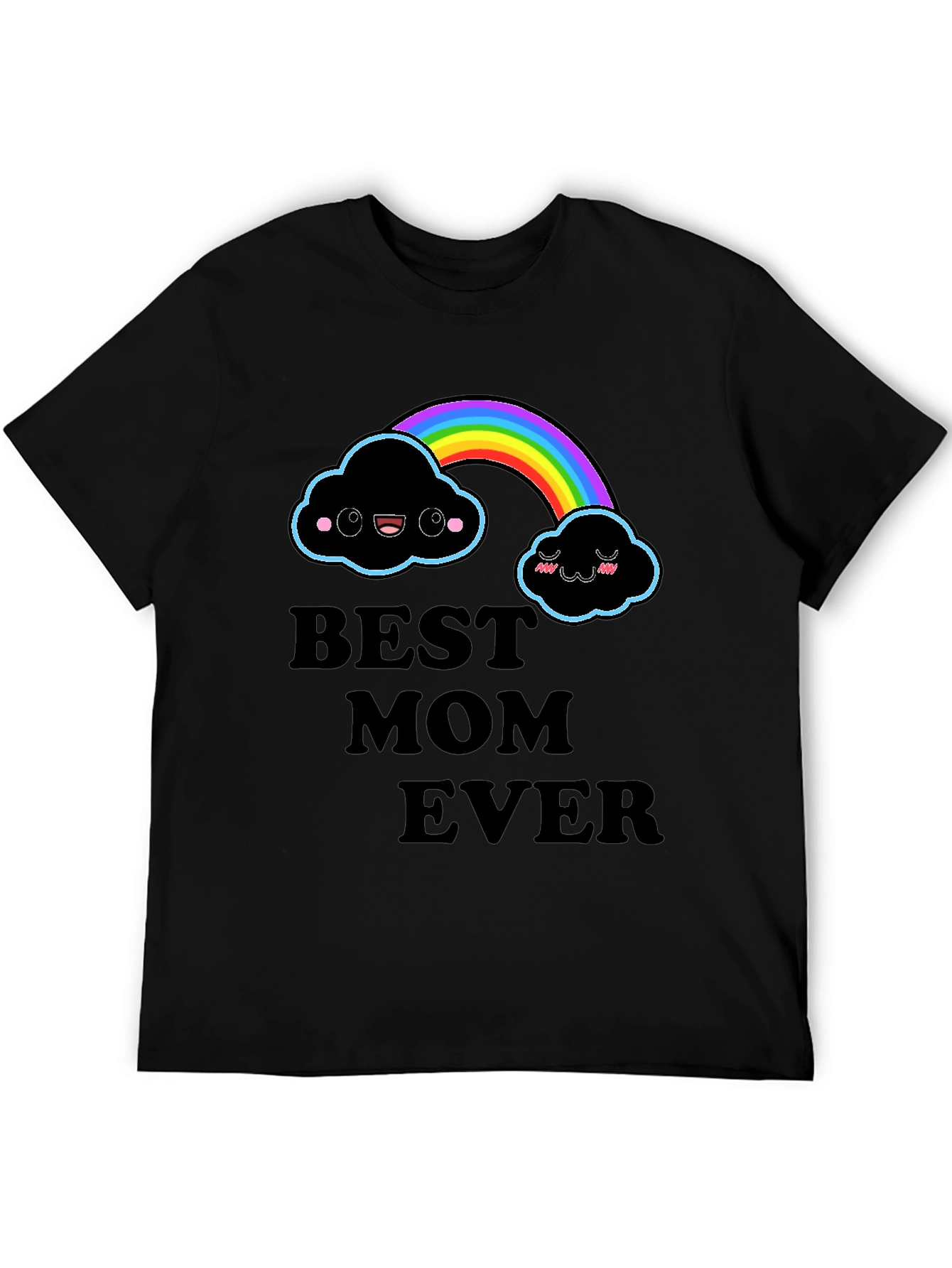 Best Mom Ever Rainbow Cloud T-Shirt