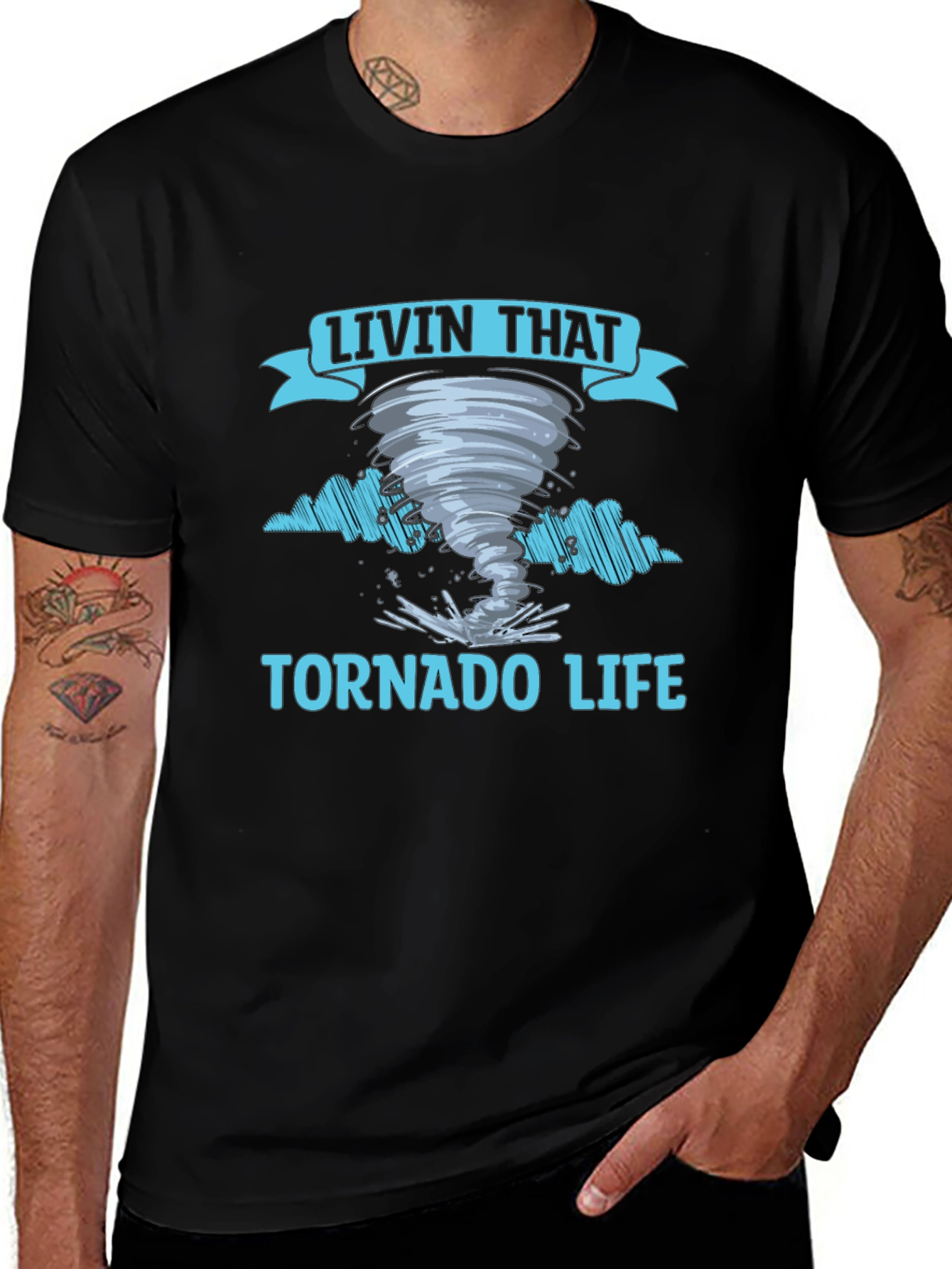 Livin That Tornado Life Graphic Tee