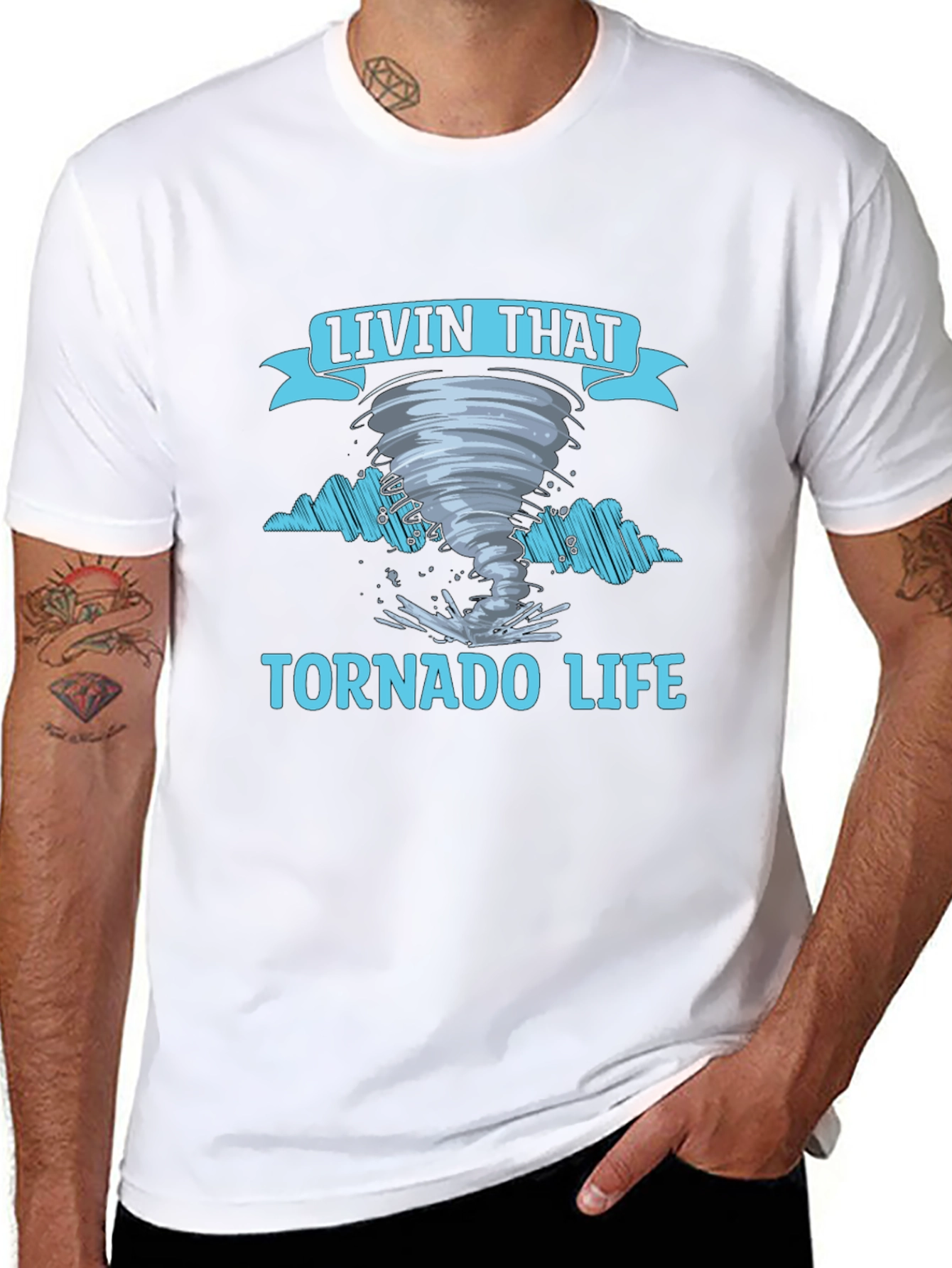 Livin That Tornado Life Graphic Tee