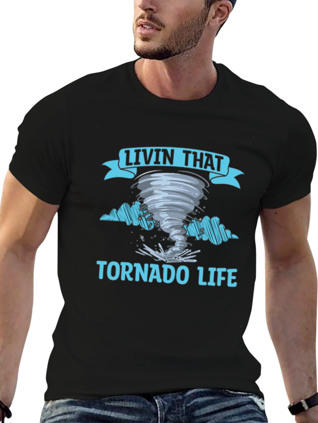 Livin That Tornado Life Graphic Tee