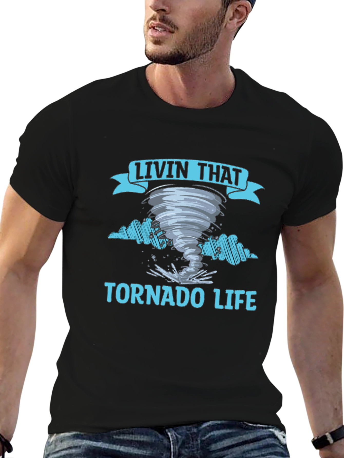 Livin That Tornado Life Graphic Tee