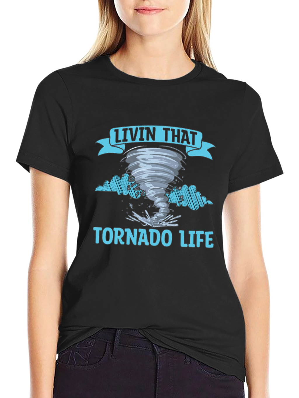 Livin That Tornado Life Graphic Tee