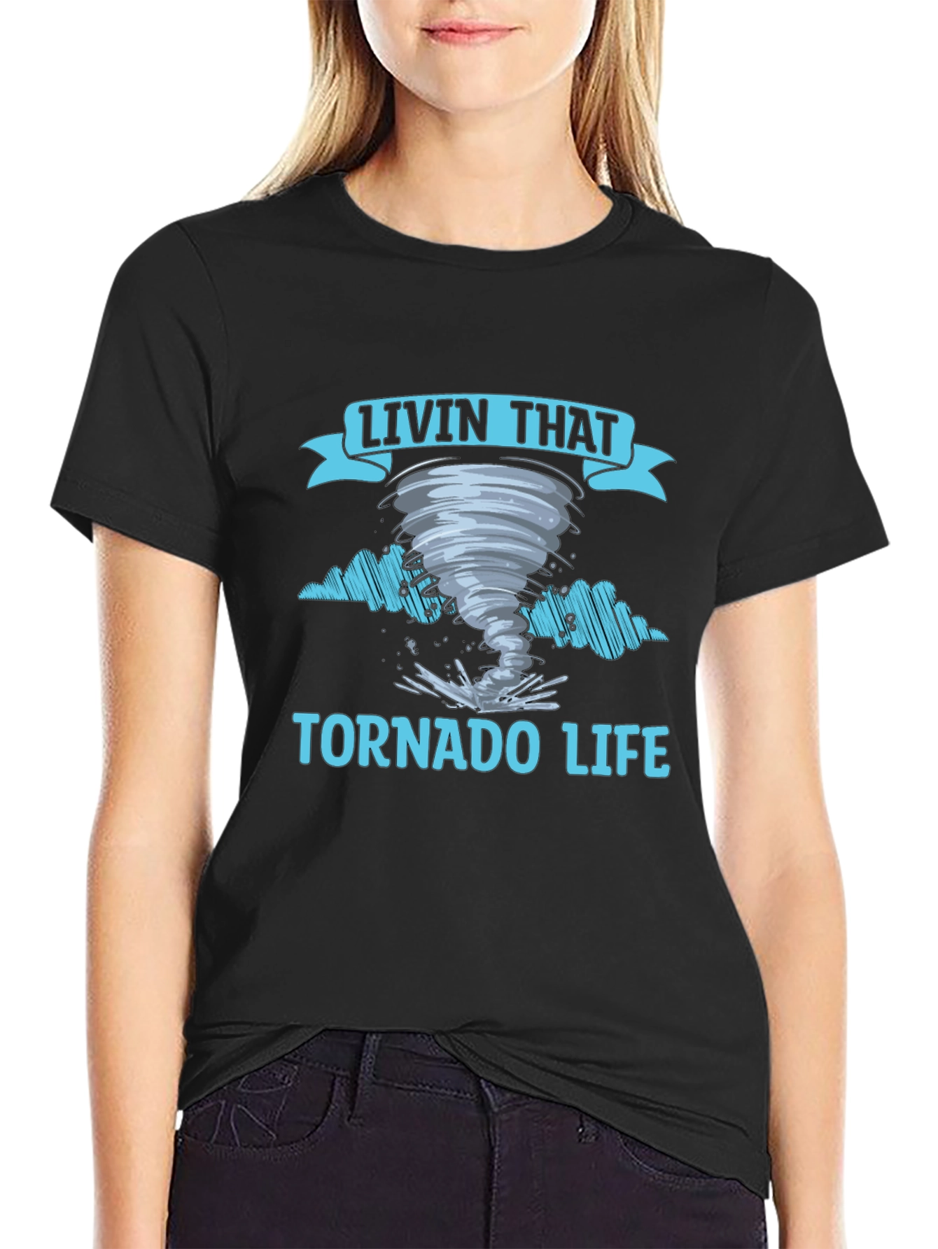 Livin That Tornado Life Graphic Tee