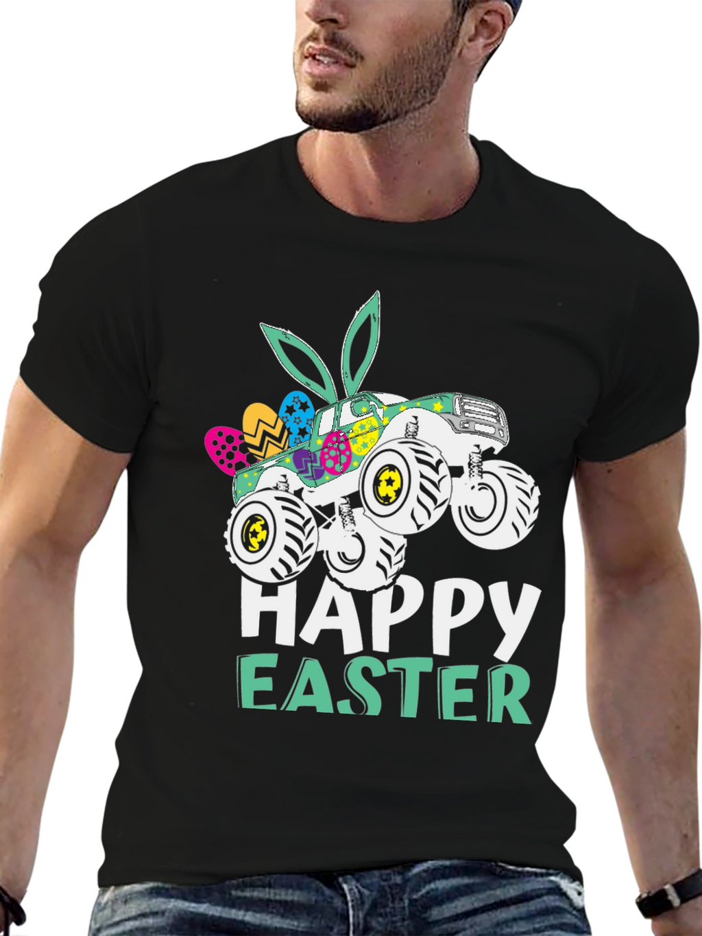 Happy Easter Monster Truck T-Shirt
