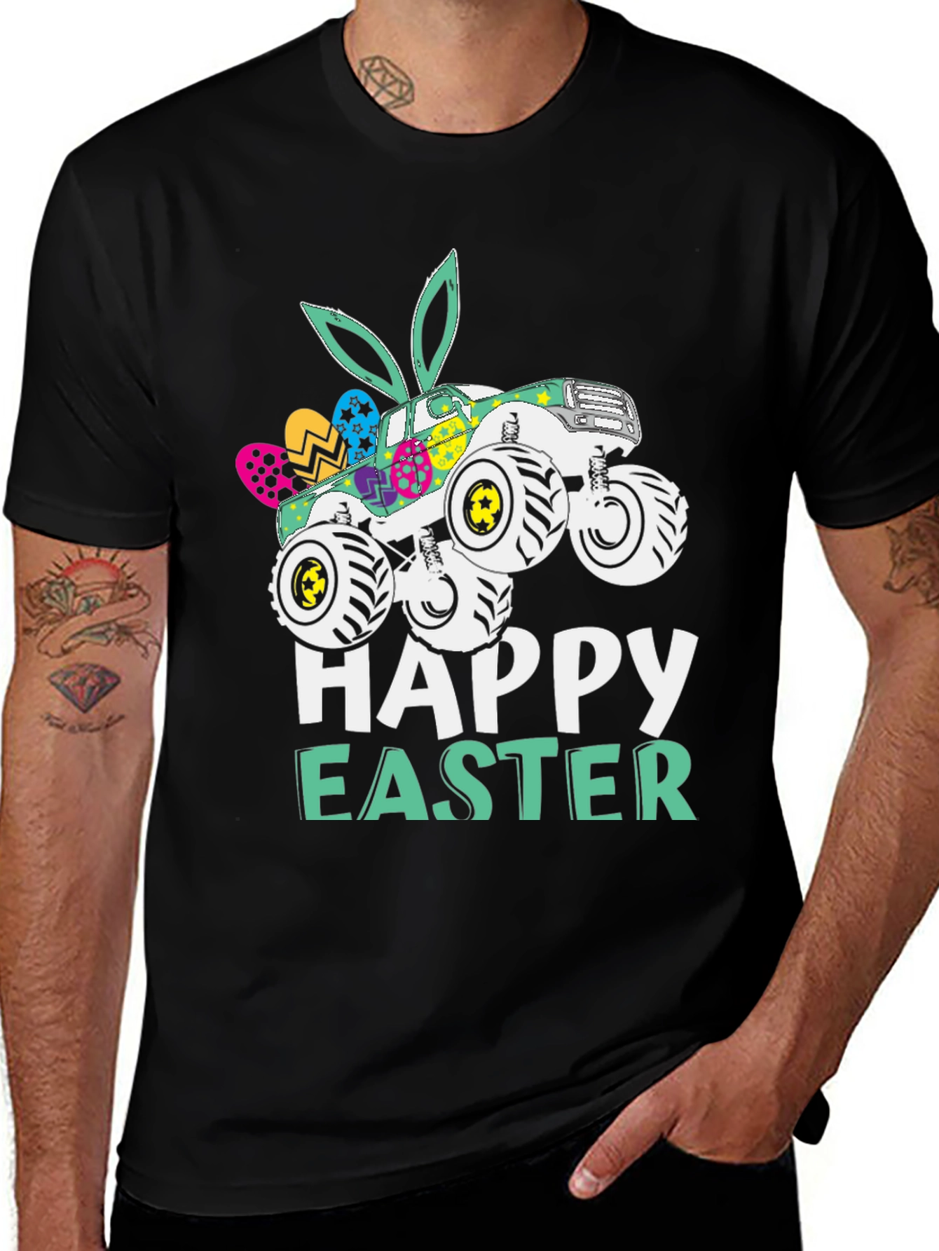 Happy Easter Monster Truck T-Shirt