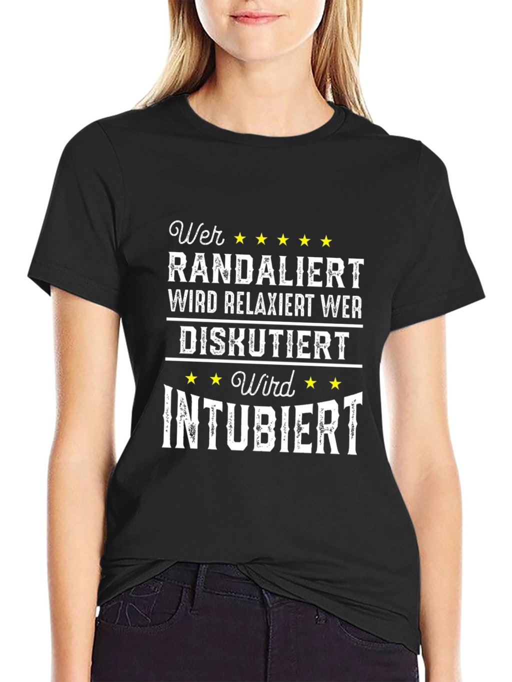 Humorous Medical T-Shirt - Wer Randaliert Design